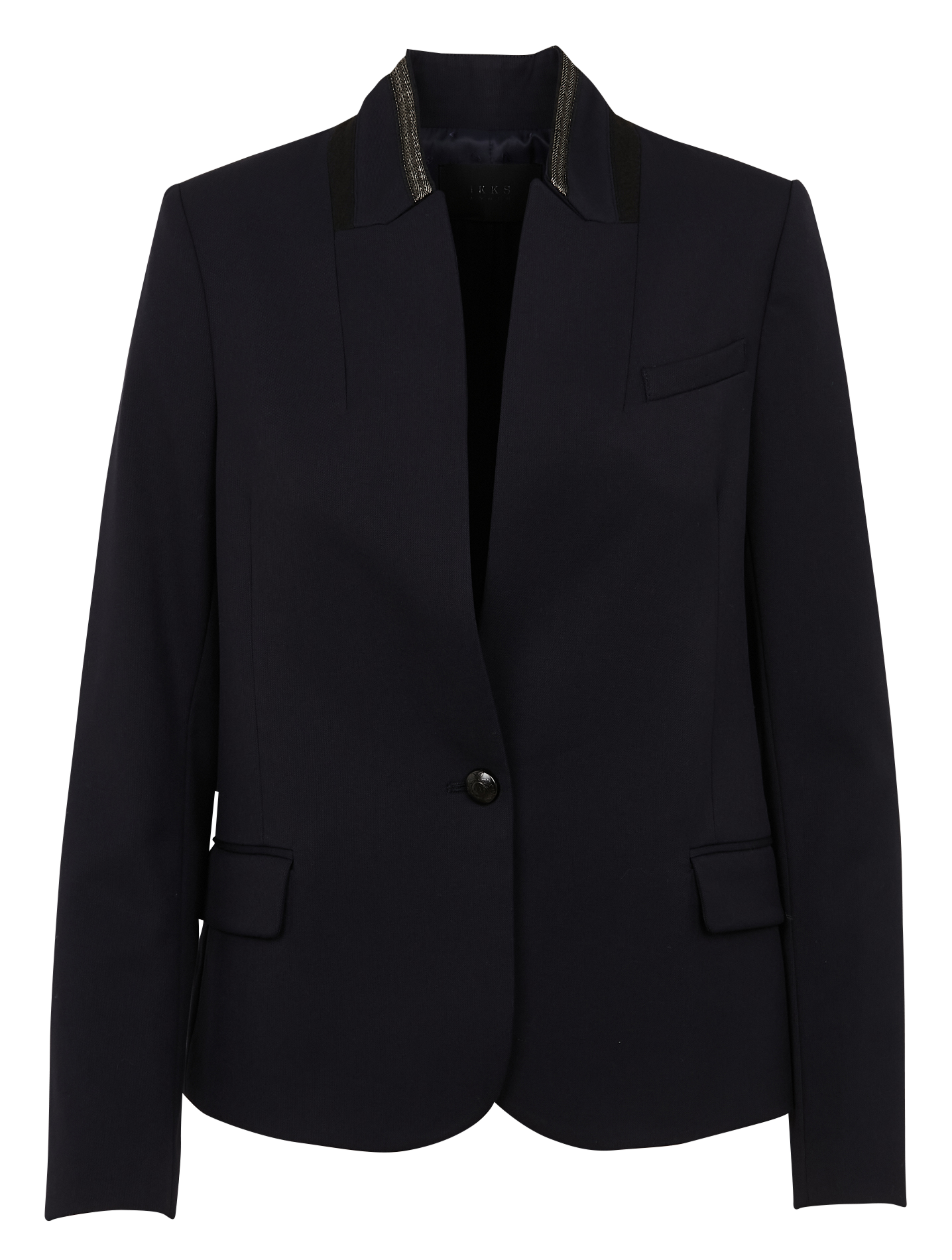 Fitted suit jacket IKKS Blue