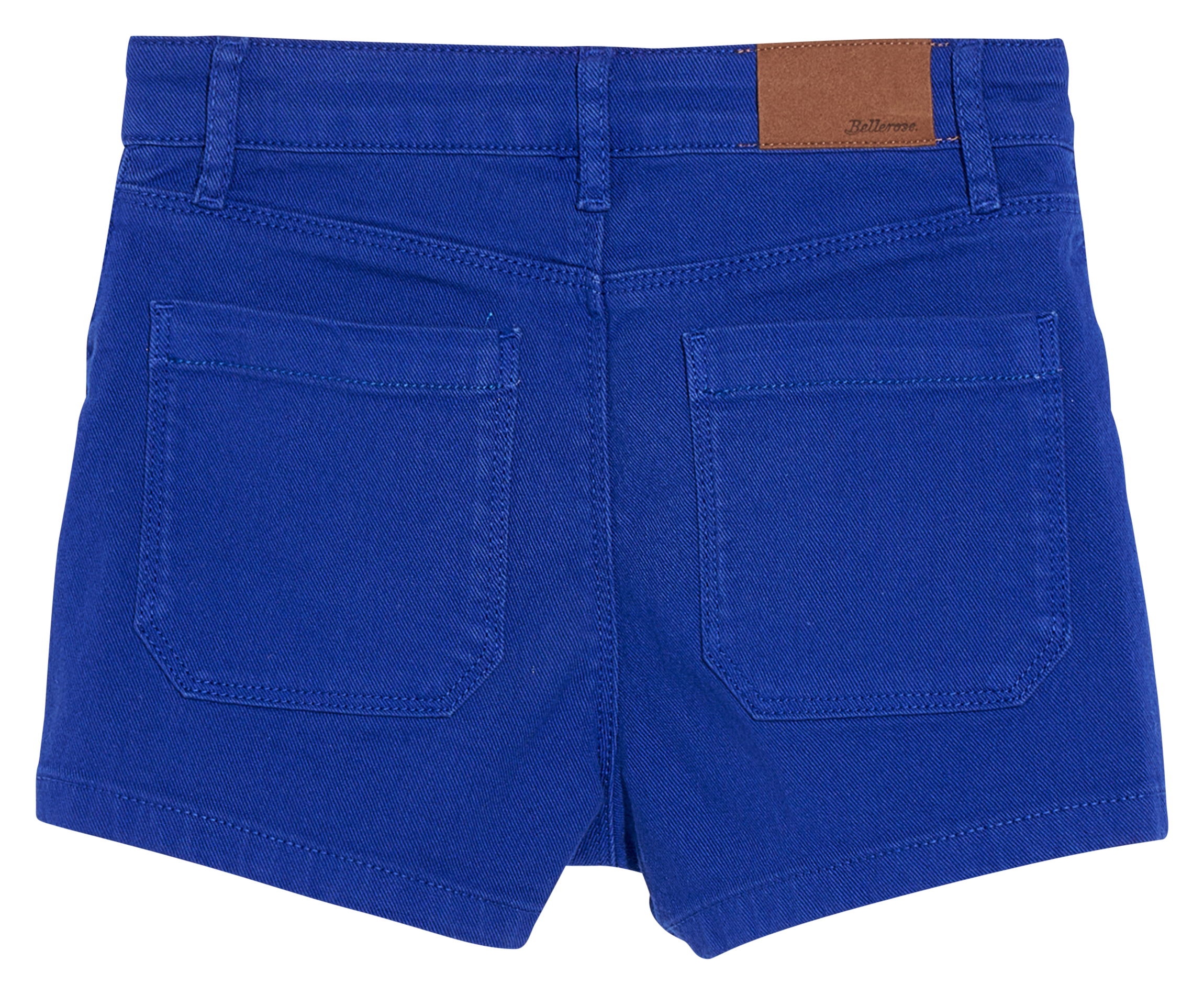 Straight-leg cotton-blend shorts BELLEROSE Blue