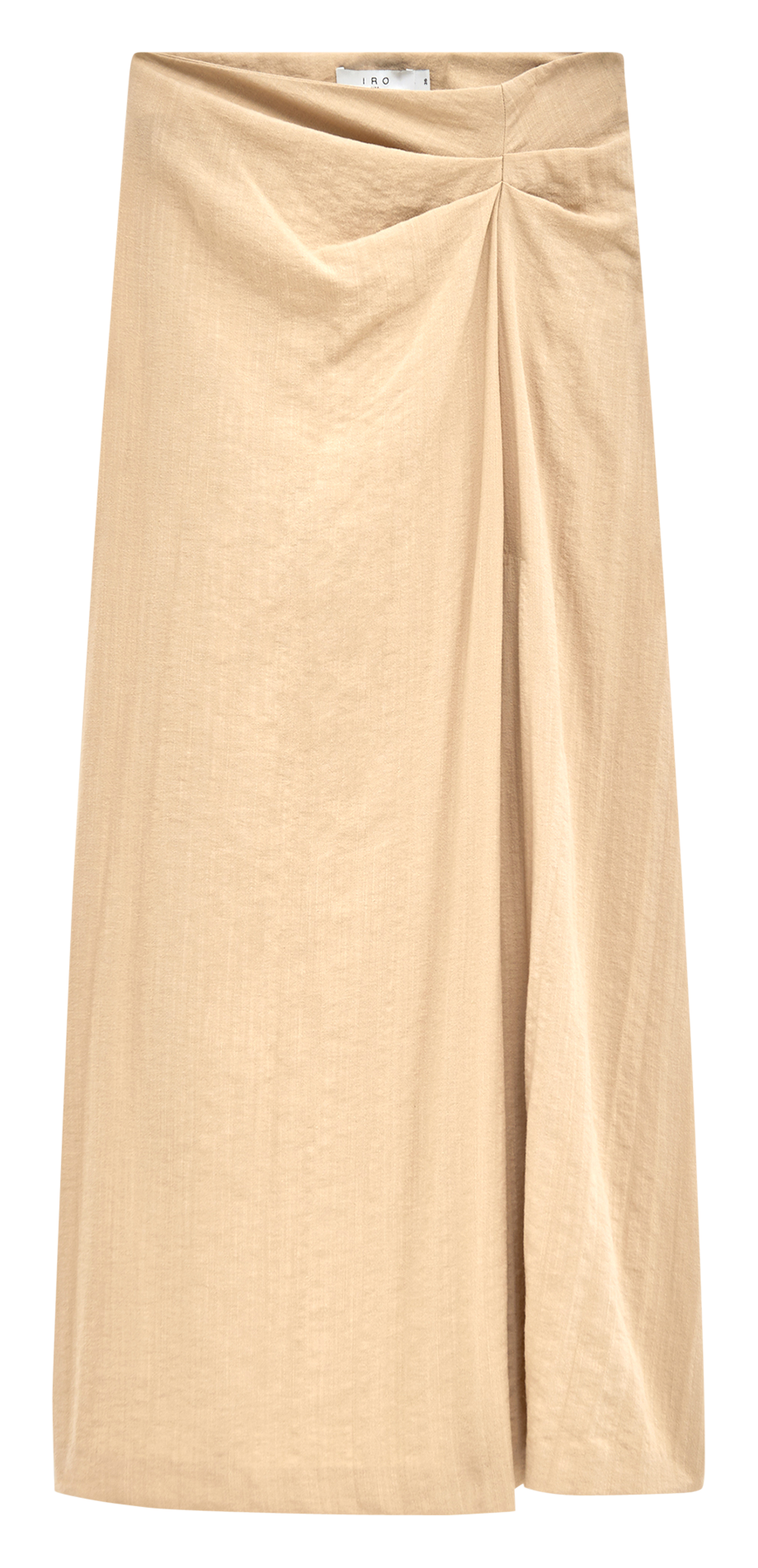 Jupe midi drapée  IRO Beige