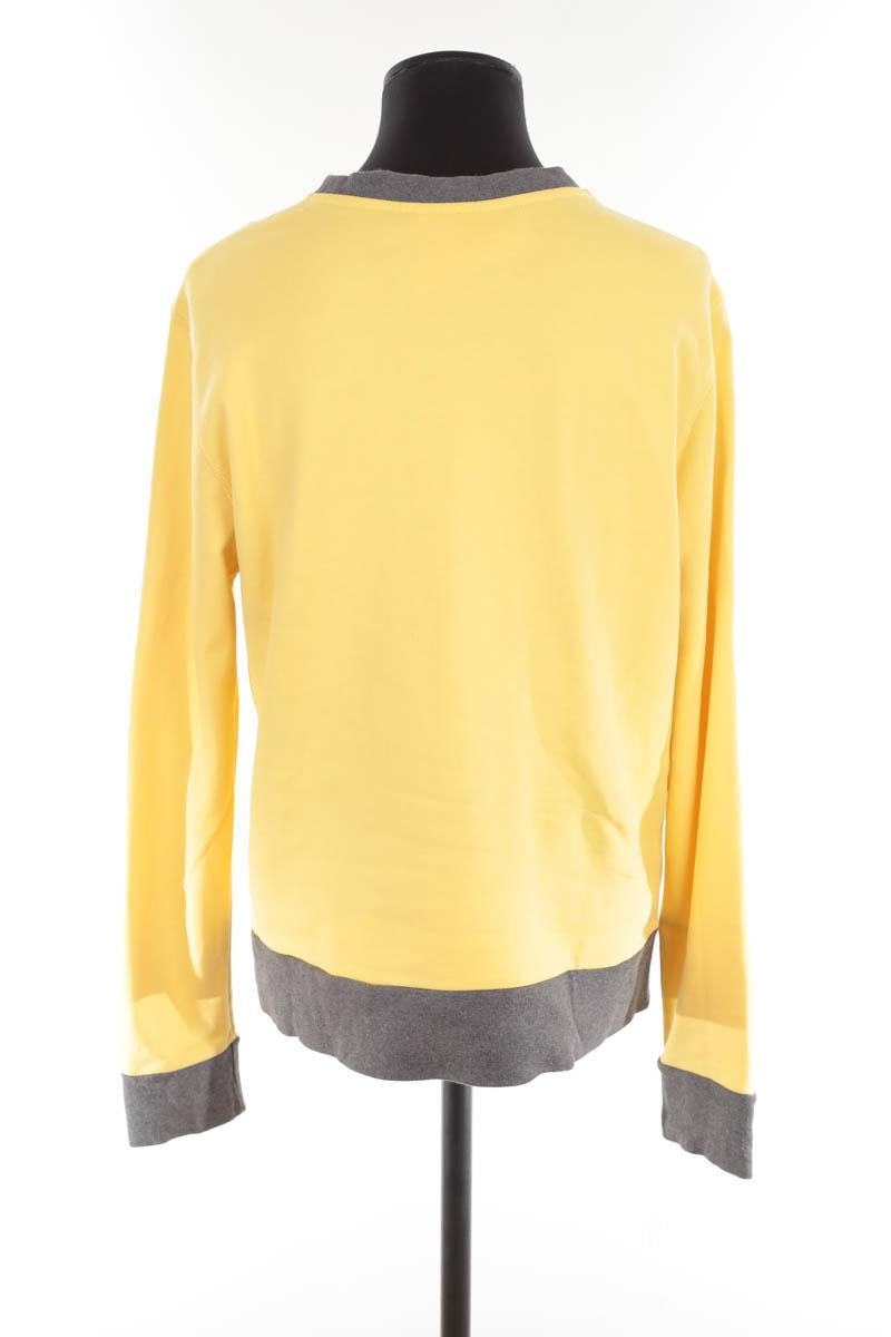 Cotton pullover AMI PARIS - Seconde Main Yellow
