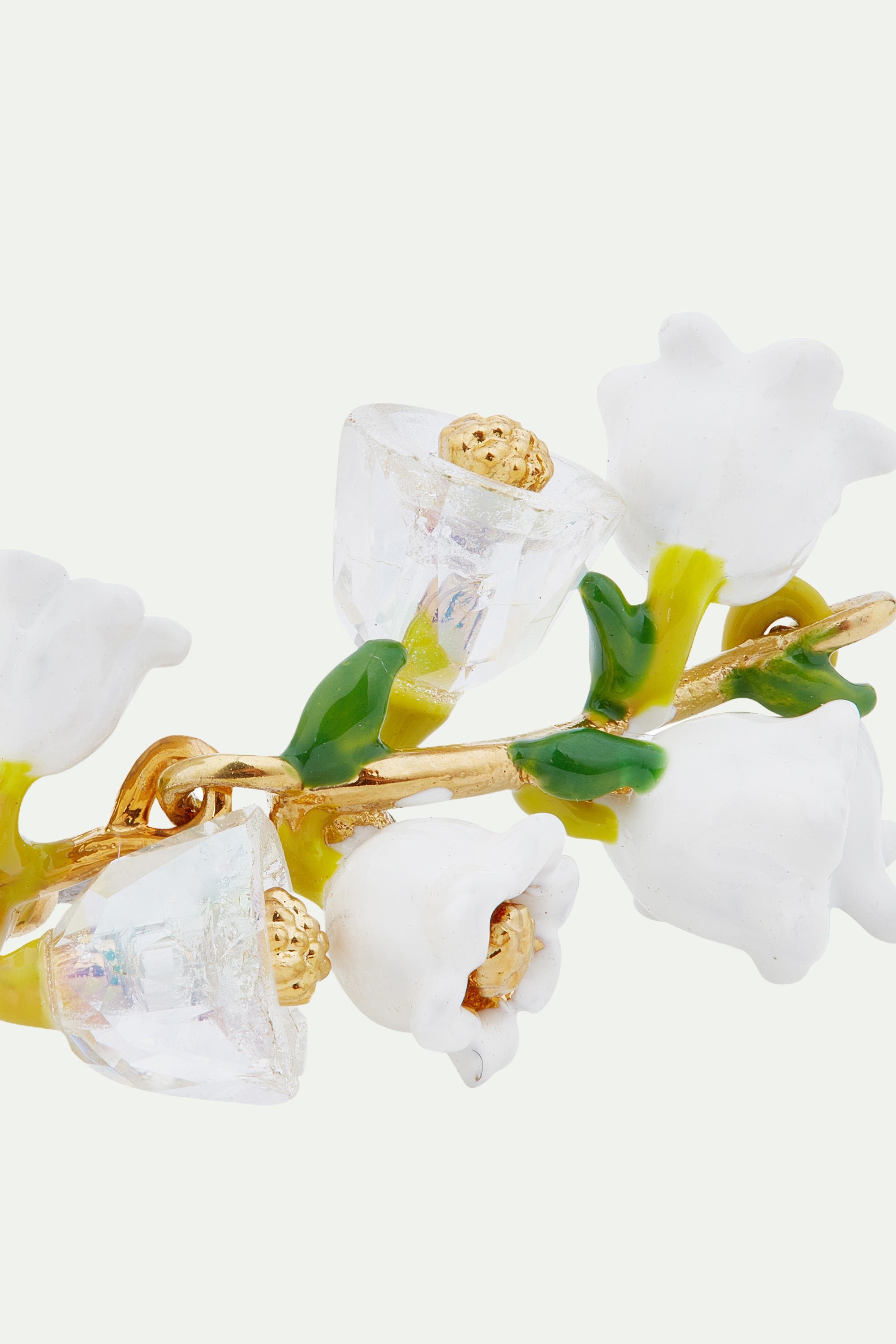 Lily of the valley earrings LES NEREIDES White