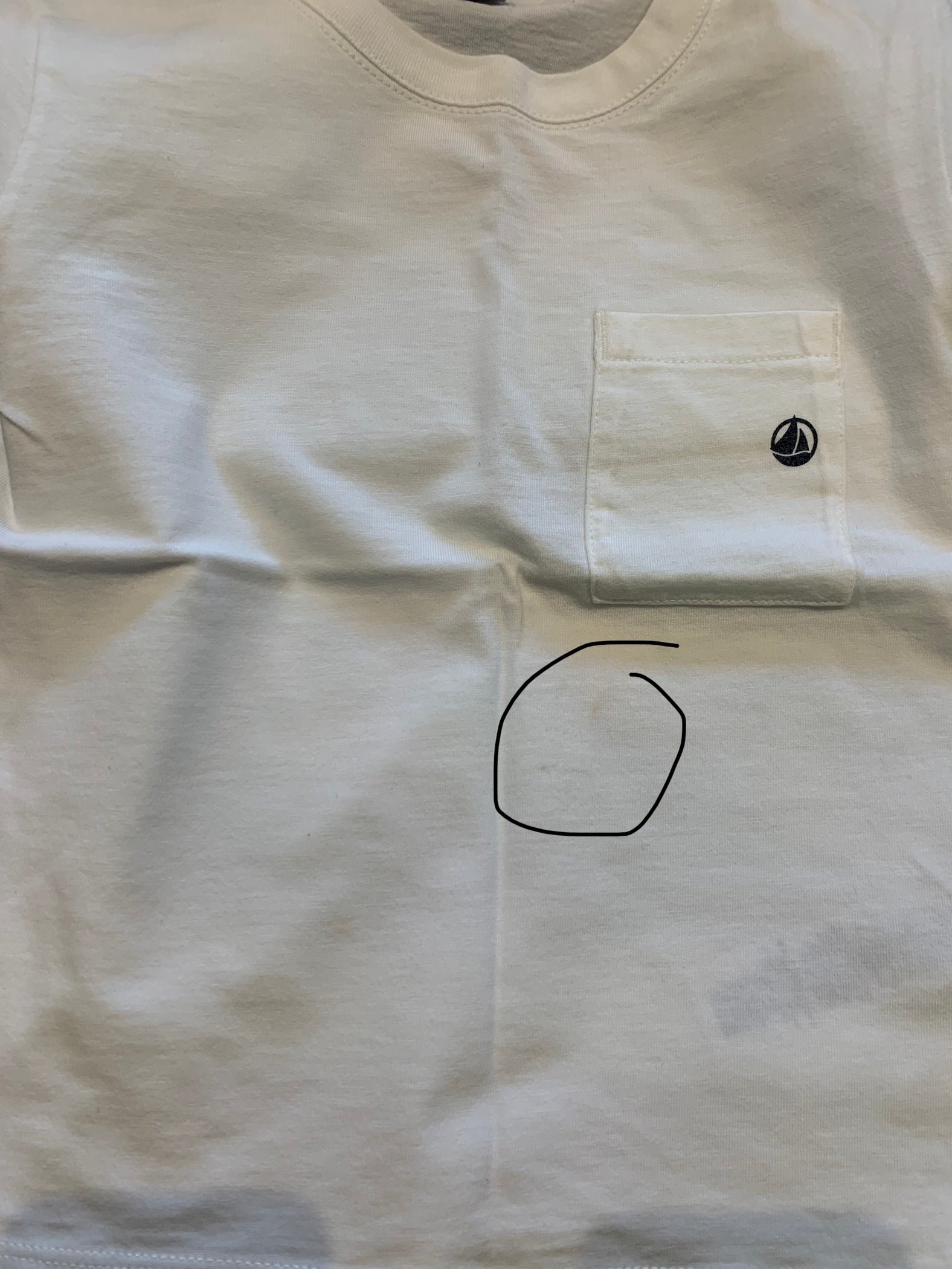 White Kids T-shirt - 6 years PETIT BATEAU - Seconde Main White