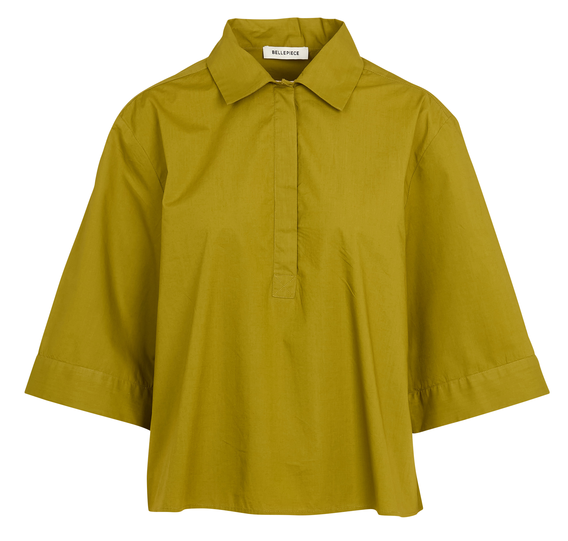A-lijn blouse met korte mouwen BELLEPIECE Groen