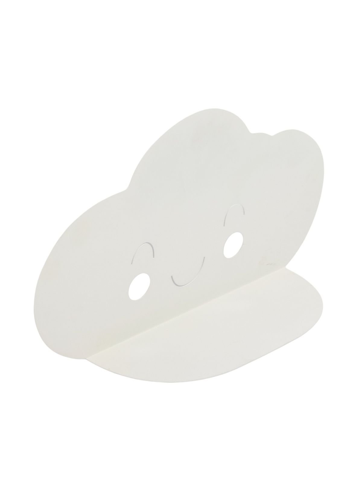 Cloud-shaped metal wall shelf FACTORY White