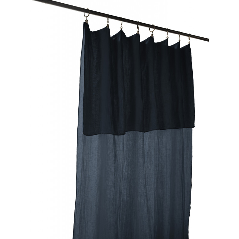 Blackout and Thermal Curtains L'EFFET PAPILLON Blue