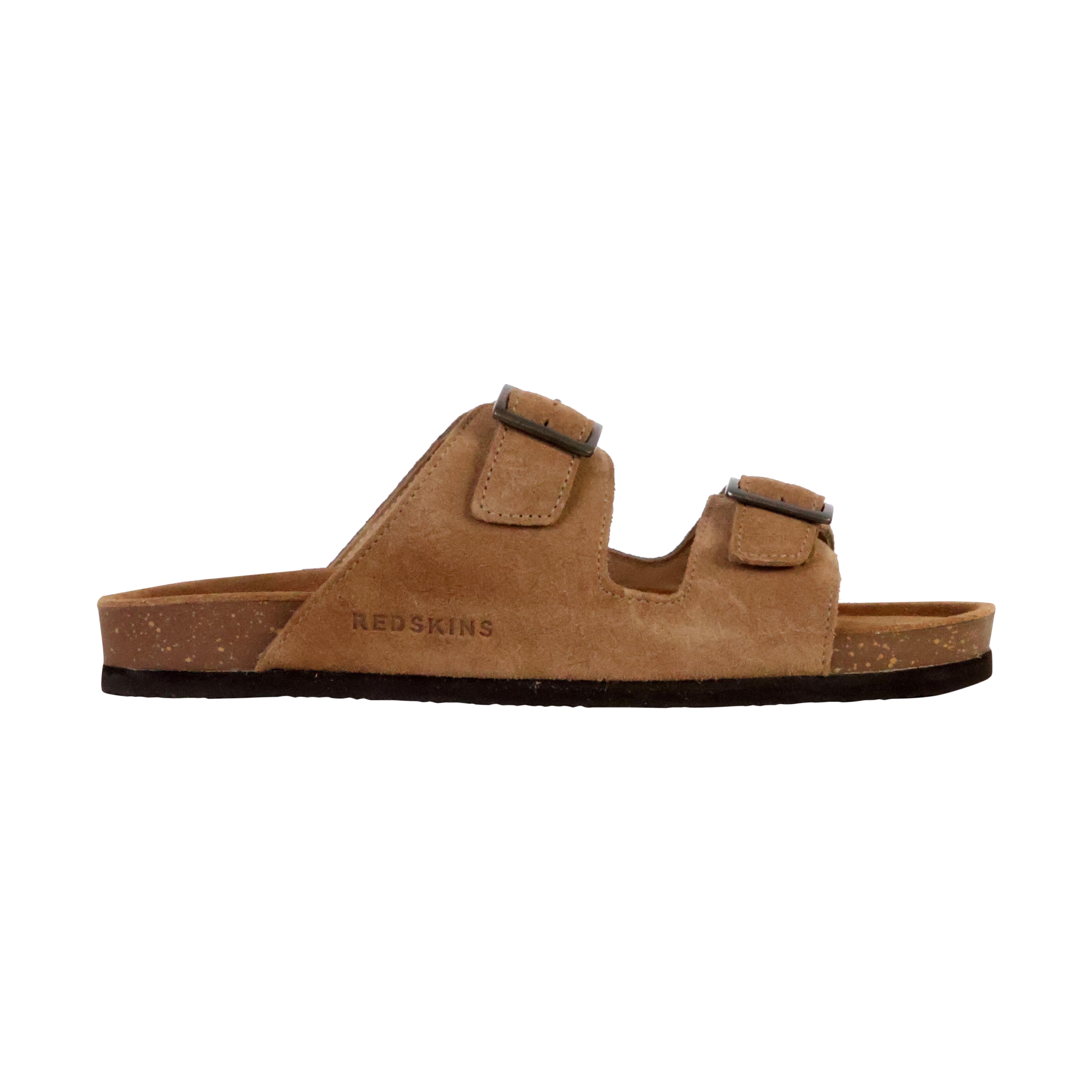 California leather sandals REDSKINS Brown