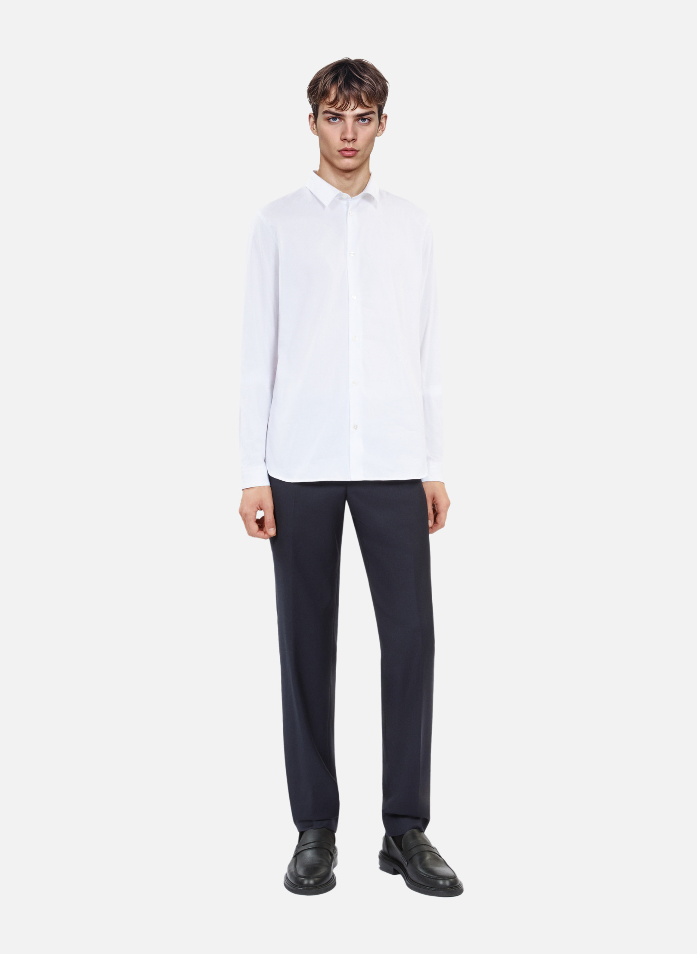 Slim formal dress shirt in poplin fabric THE KOOPLES White