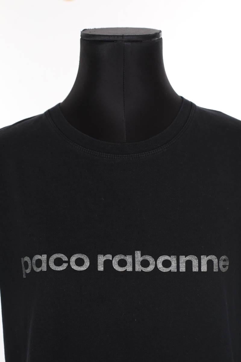 Cotton T-shirt PACO RABANNE - Seconde Main Black