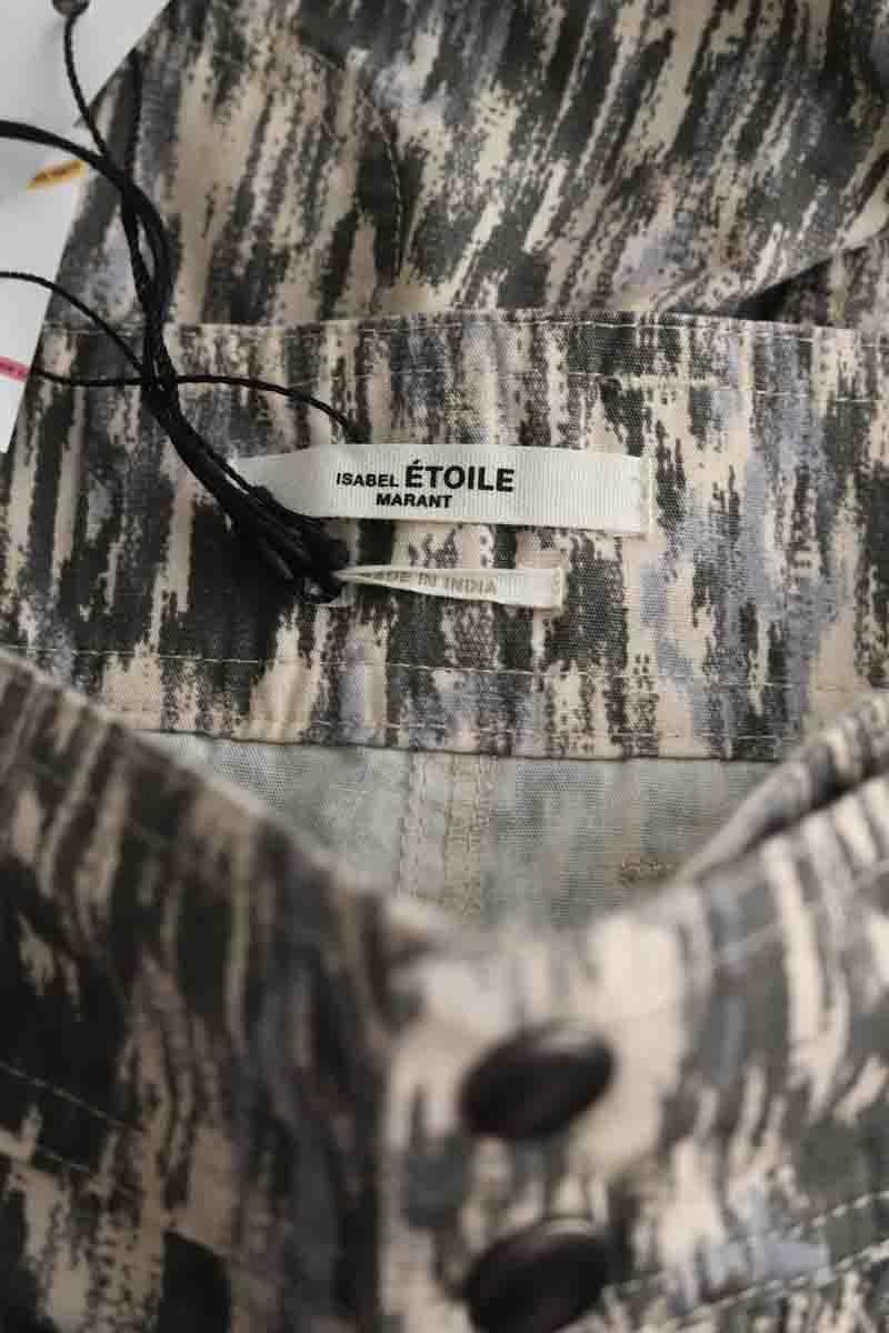 Slim-fit cotton cargo pants ISABEL MARANT ÉTOILE - SECONDE MAIN Multicolored