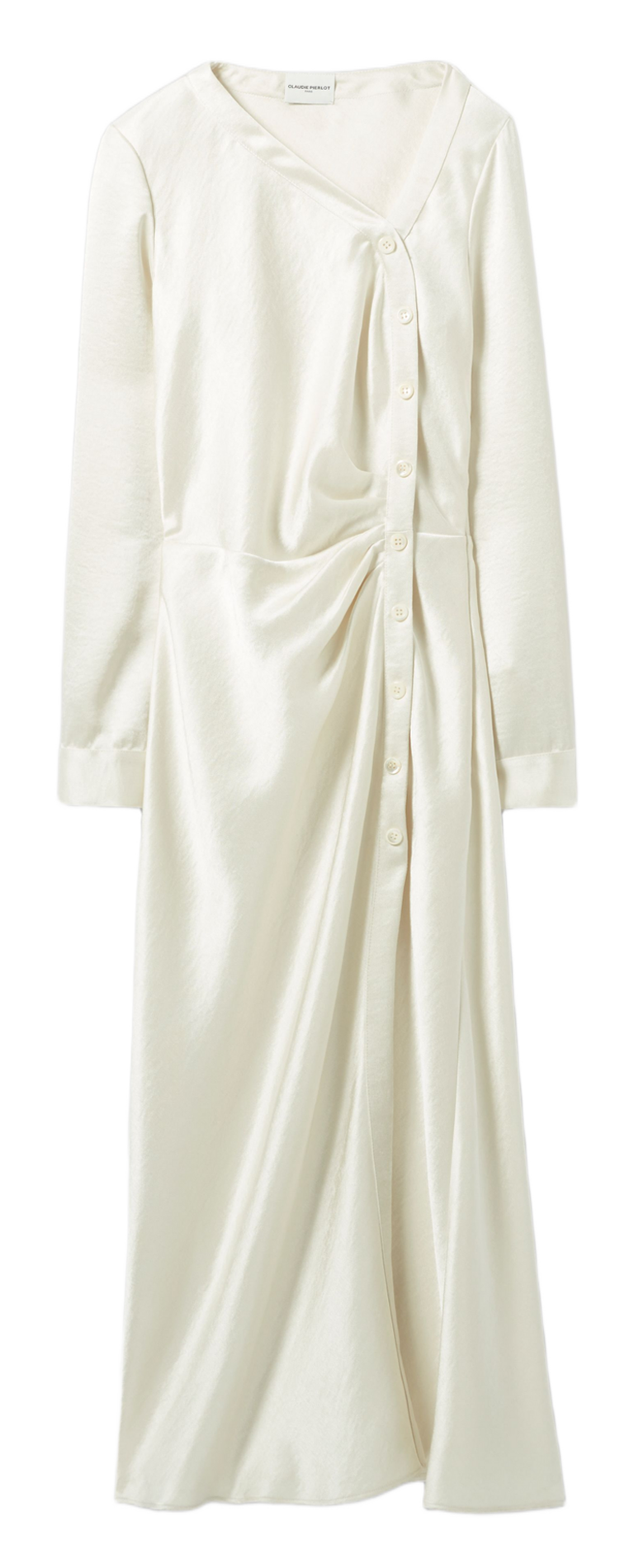 Robe longue col V CLAUDIE PIERLOT Blanc