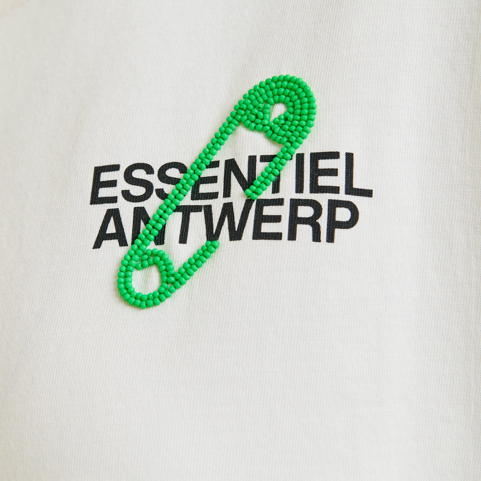 Tee-shirt col rond en coton bio ESSENTIEL ANTWERP Blanc