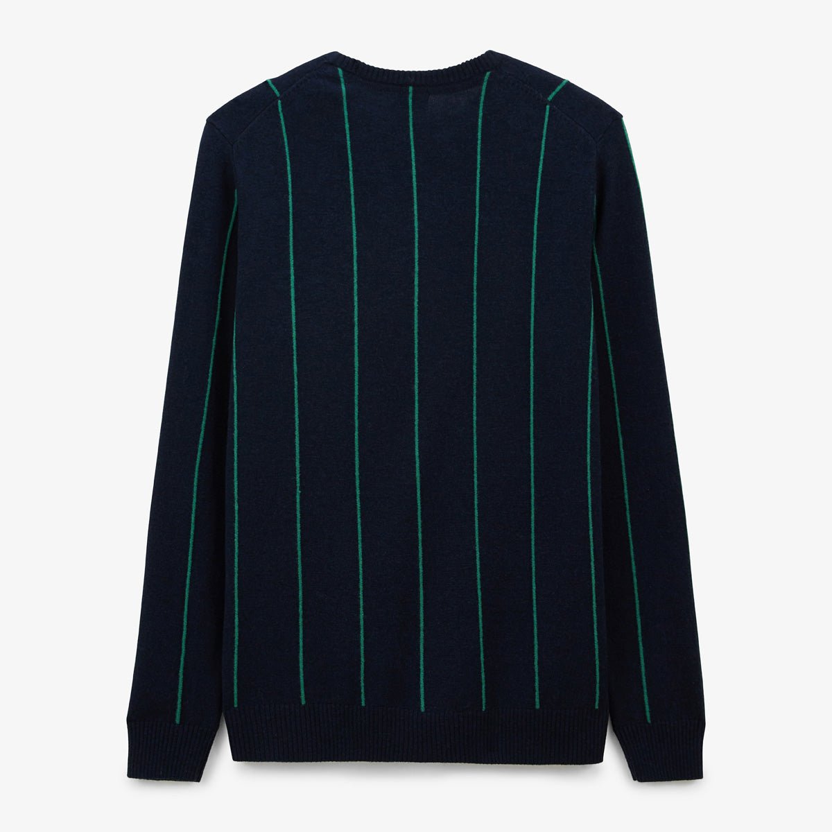 Rib-knit straight sweater SERGE BLANCO Blue