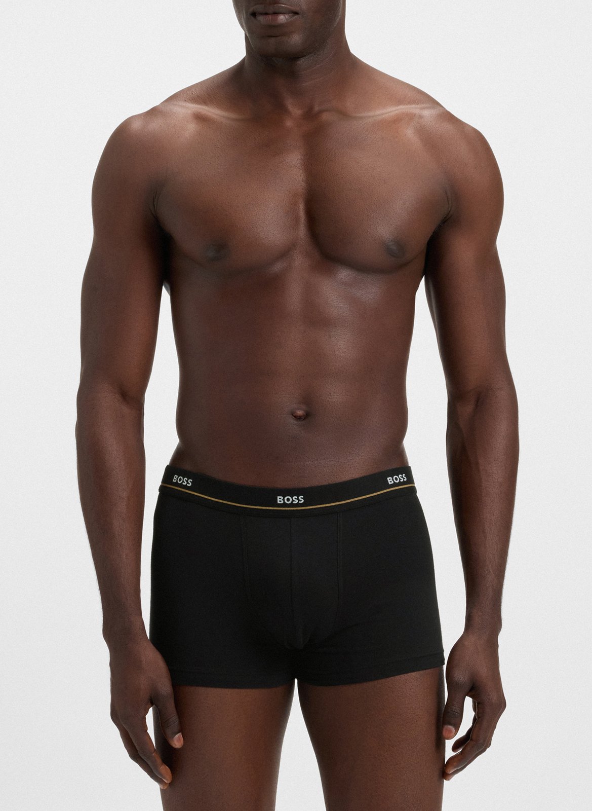 Pack of 5 mixed cotton boxers BOSS Multicolored