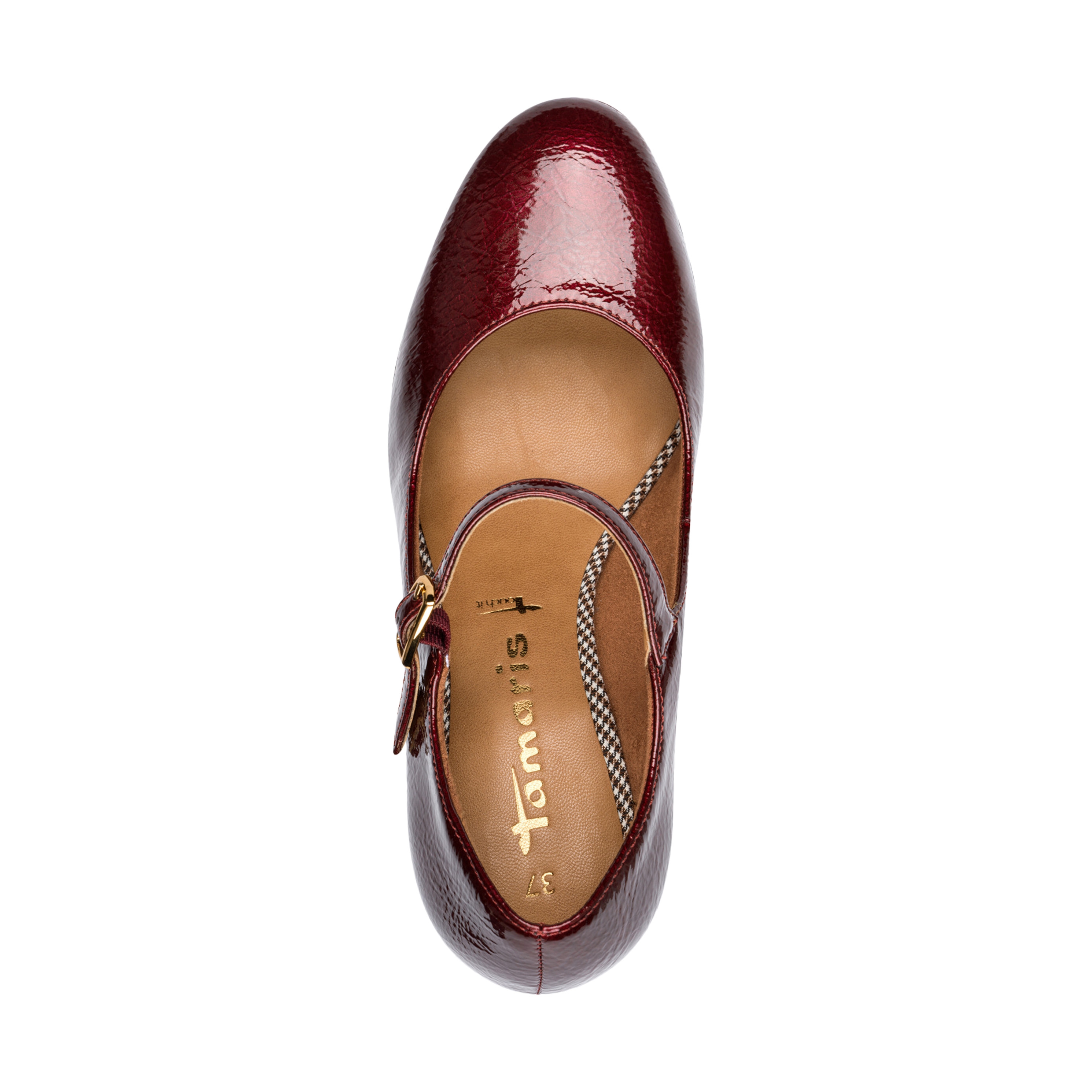 Ballet flats with ankle straps TAMARIS Red