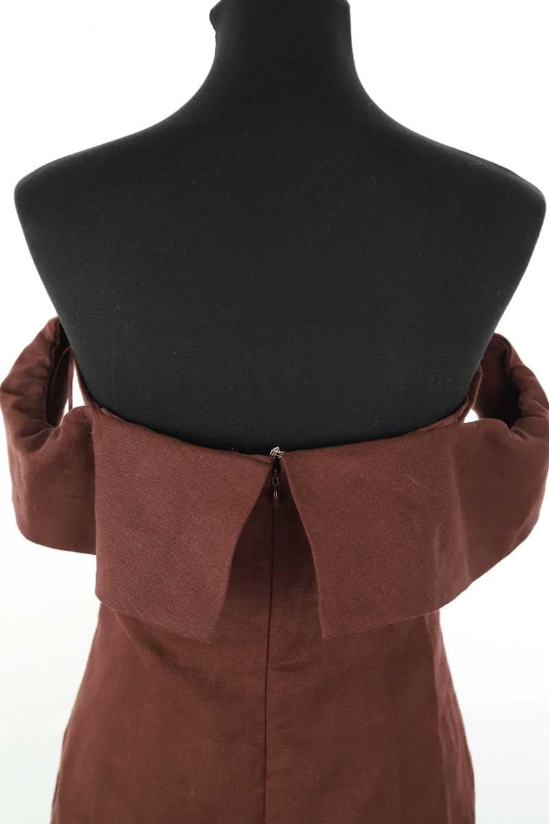 Linen dress SEZANE - Seconde main Brown