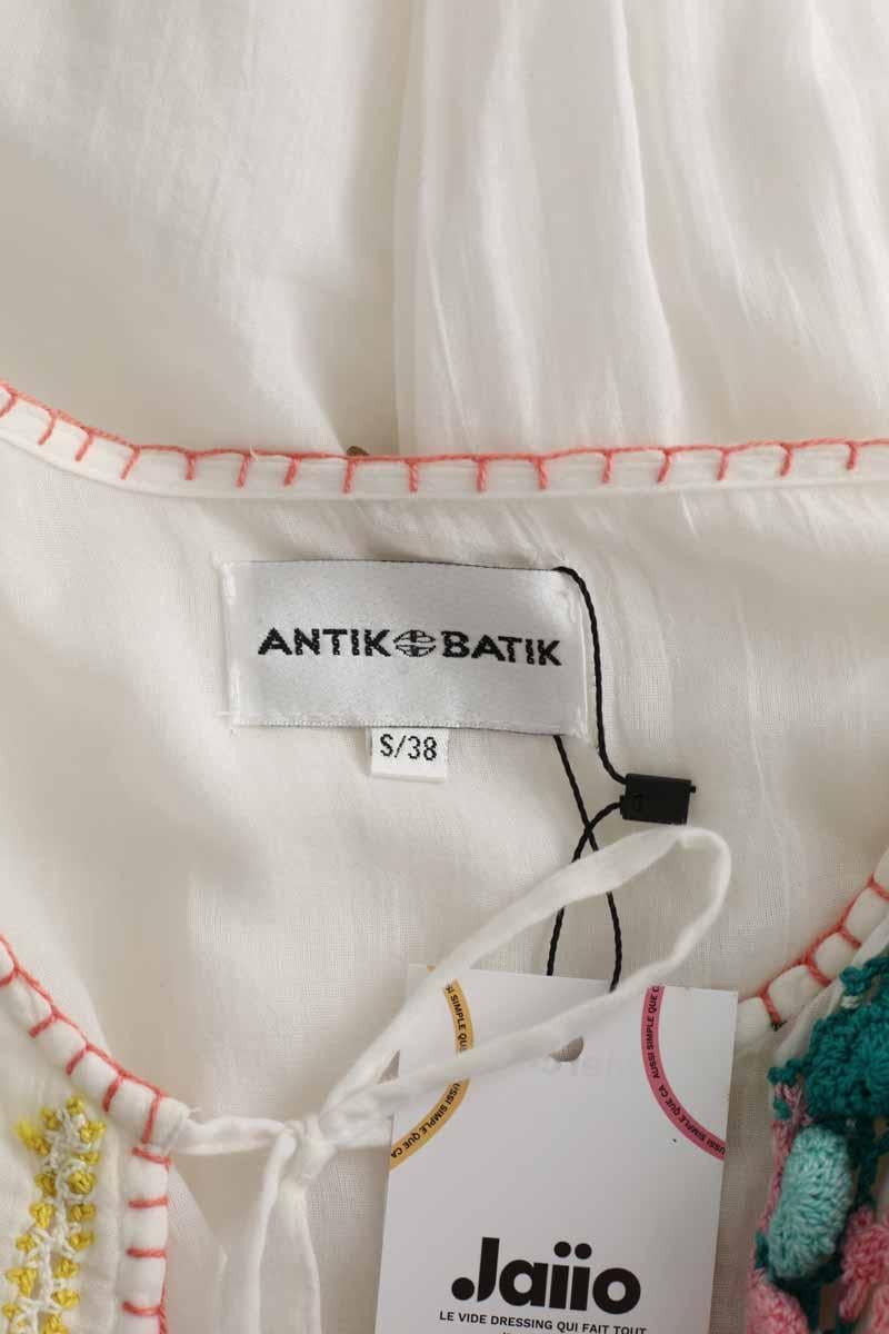 Cotton blouse ANTIK BATIK - Seconde Main White