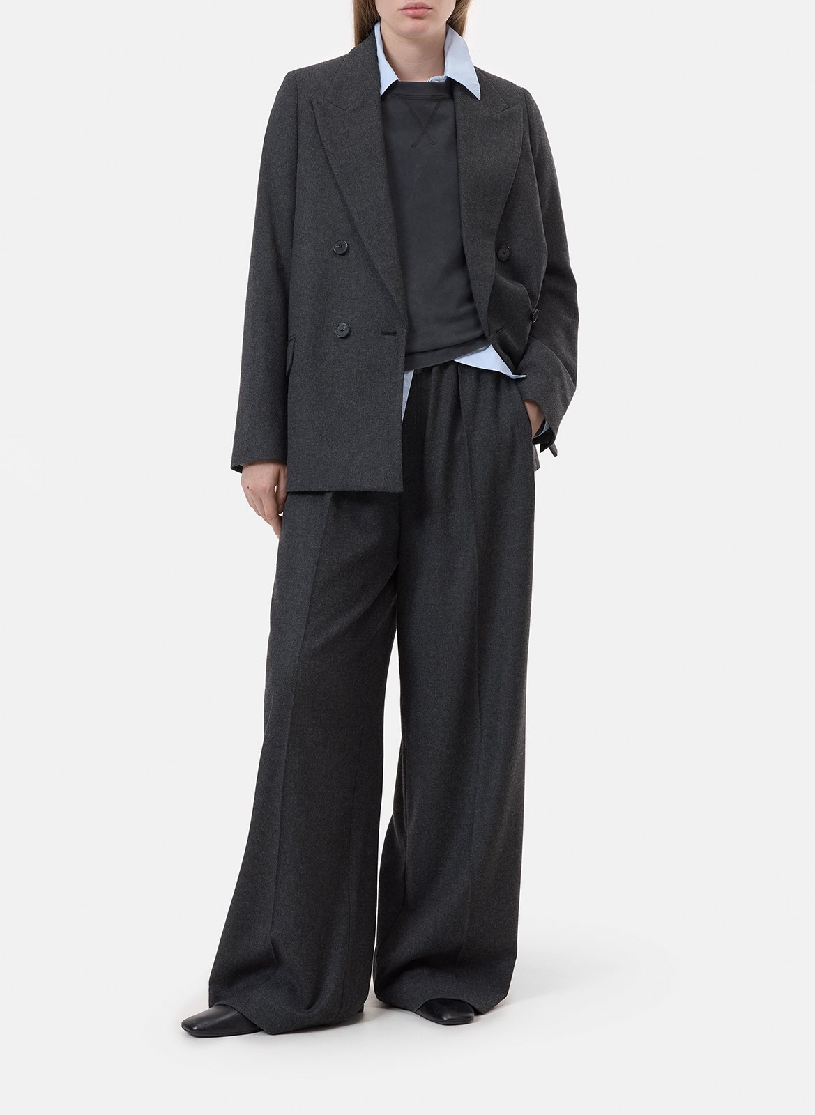 Veste de tailleur droite  CLOSED Gris