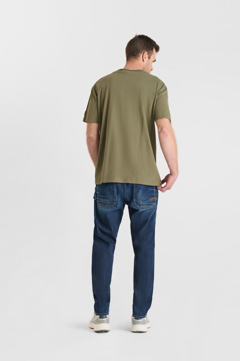 Tommy Badge T-shirt LE TEMPS DES CERISES Khaki