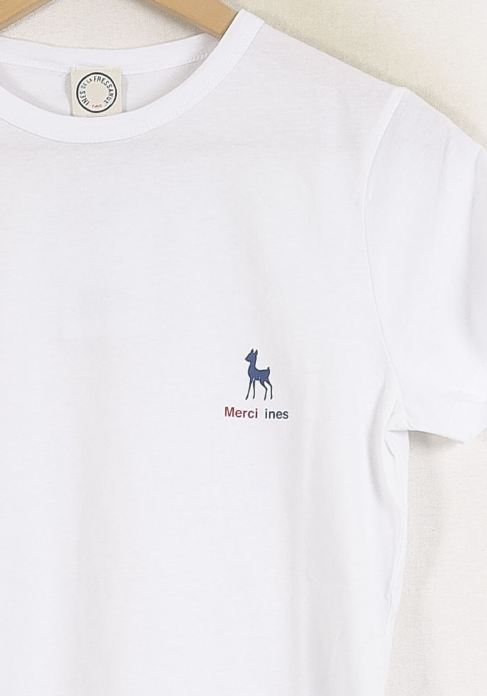 Tommy Badge T-shirt INES DE LA FRESSANGE - Seconde main White