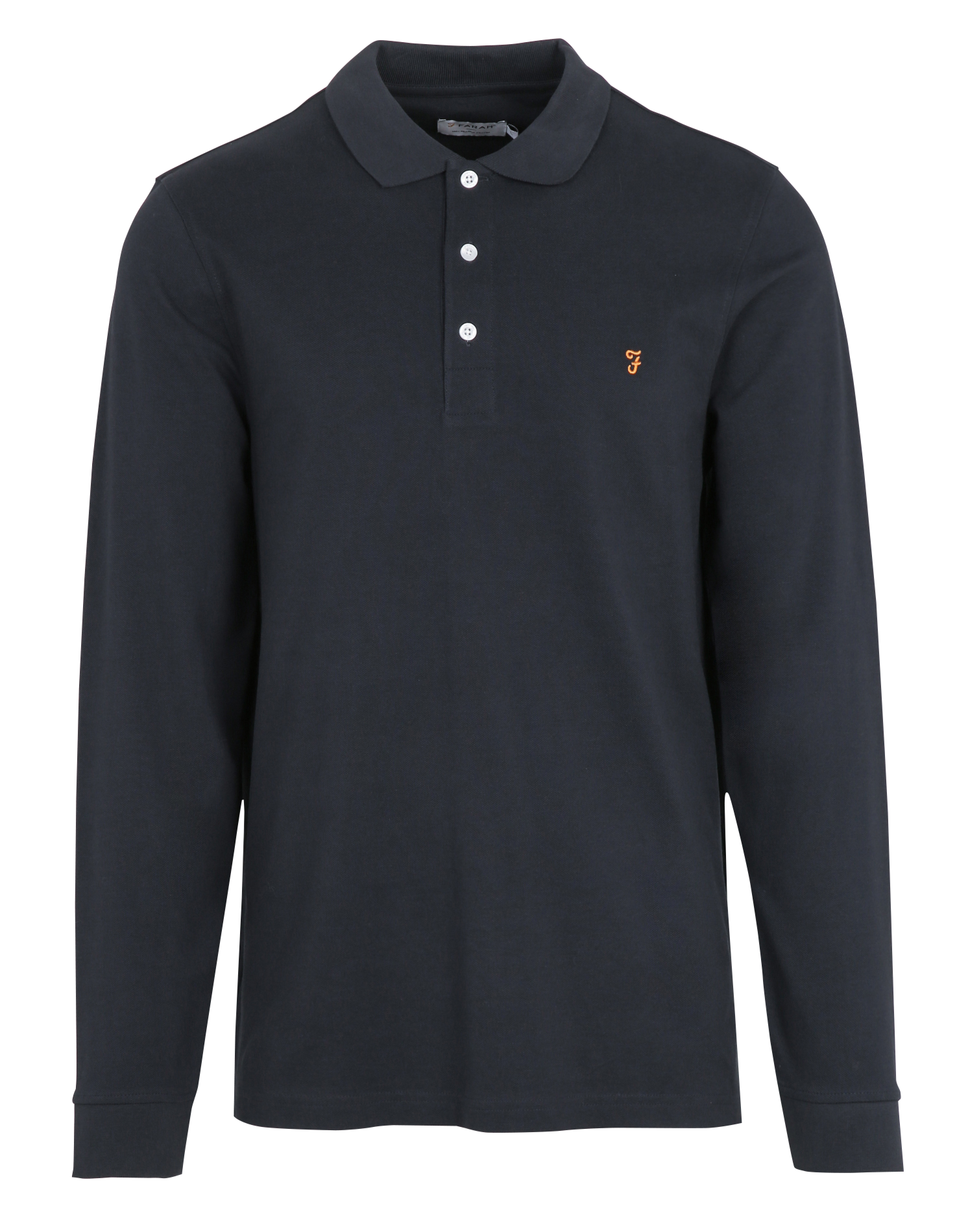 Polo regular-fit en coton bio FARAH Bleu