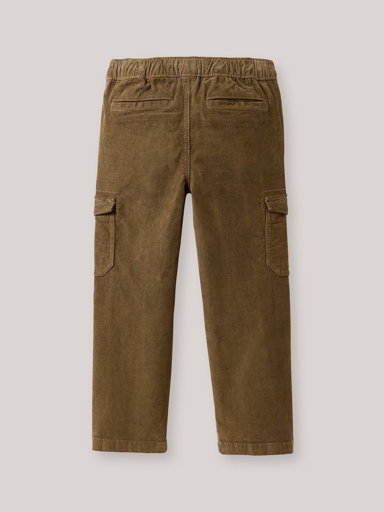 Velvet cargo pants CYRILLUS Brown