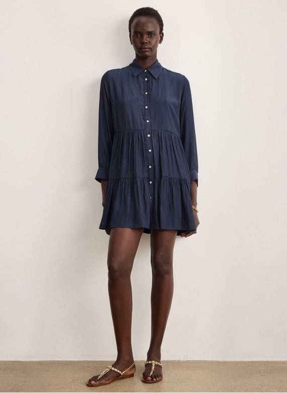 oversized collar shirt dress Floral Oversized Shirt Dress