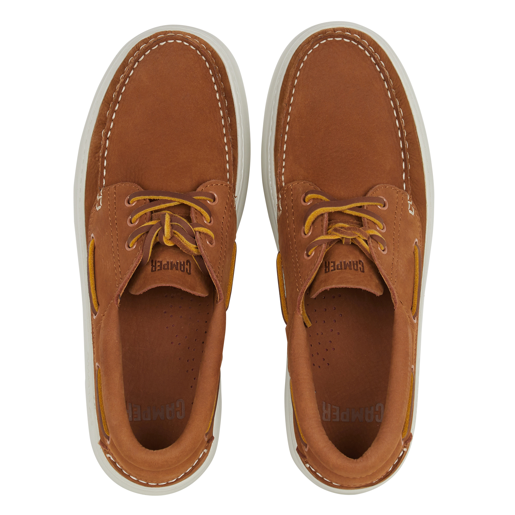 Segelschuhe aus Leder CAMPER Braun