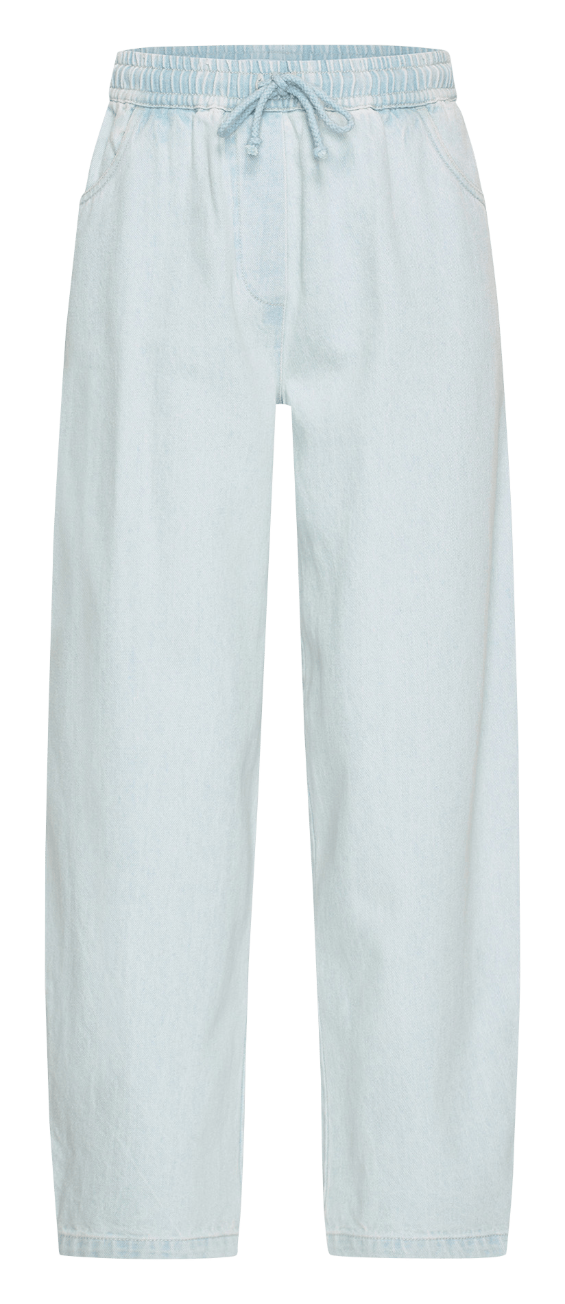 Katoenen straight fit pantalon BY BAR Blauw