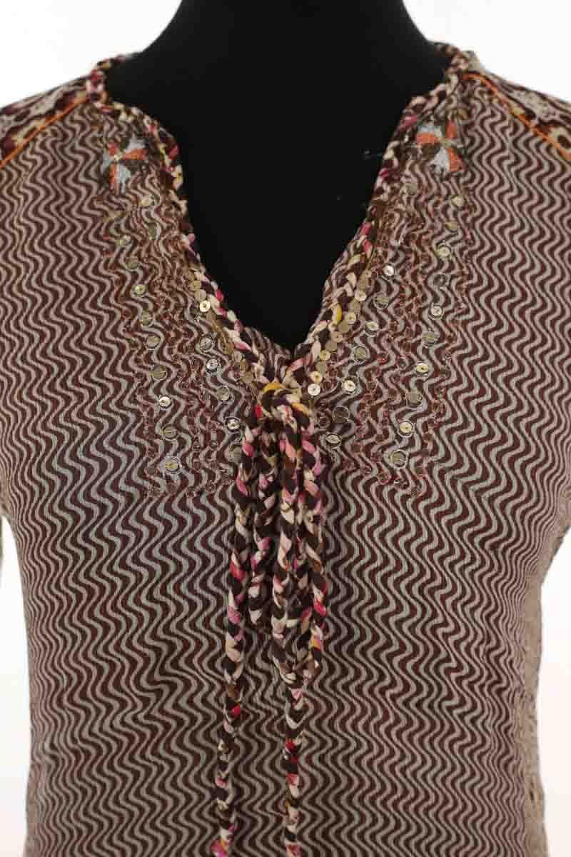 T-shirt ANTIK BATIK - Seconde Main Brown