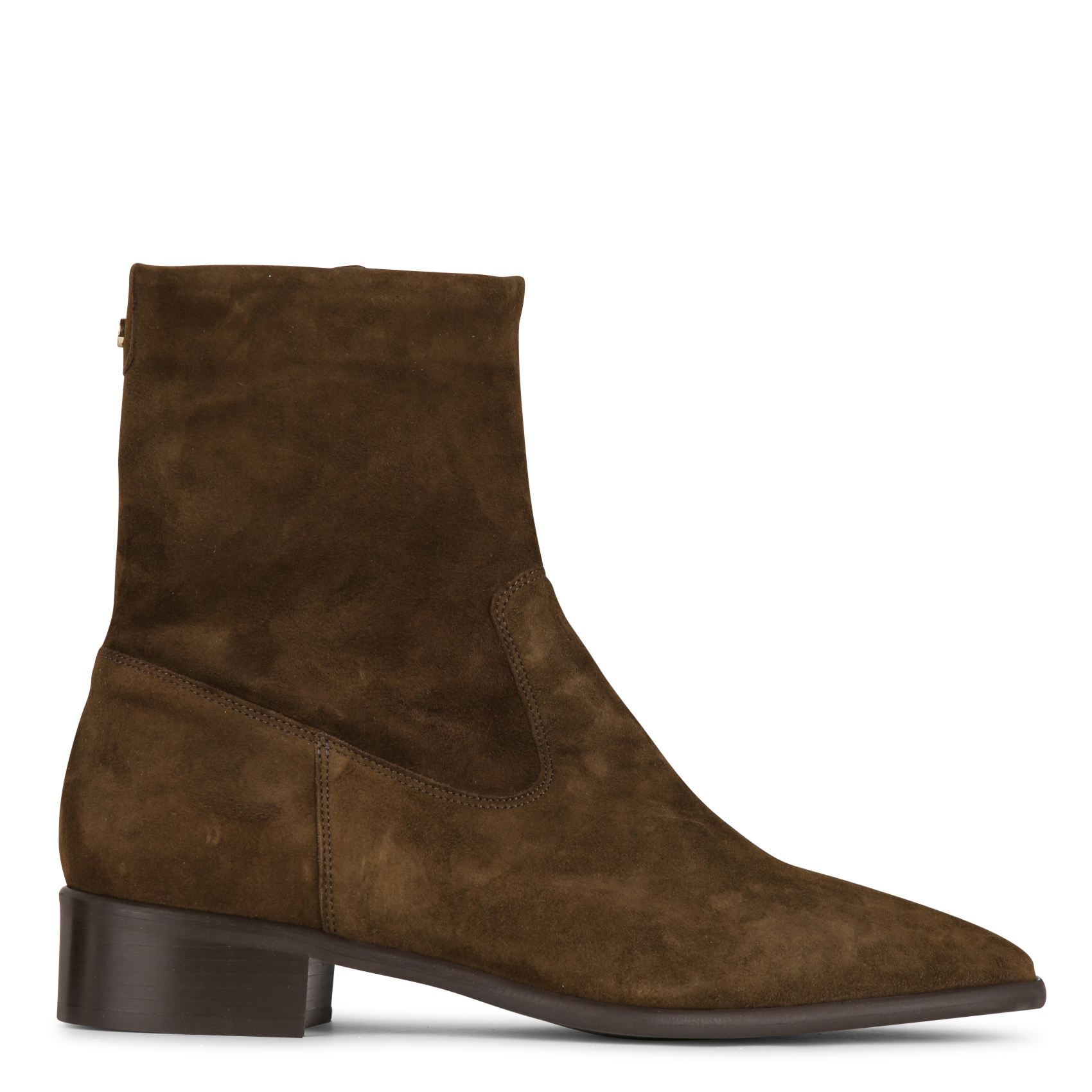 Velourslederstiefeletten BOCAGE Grun