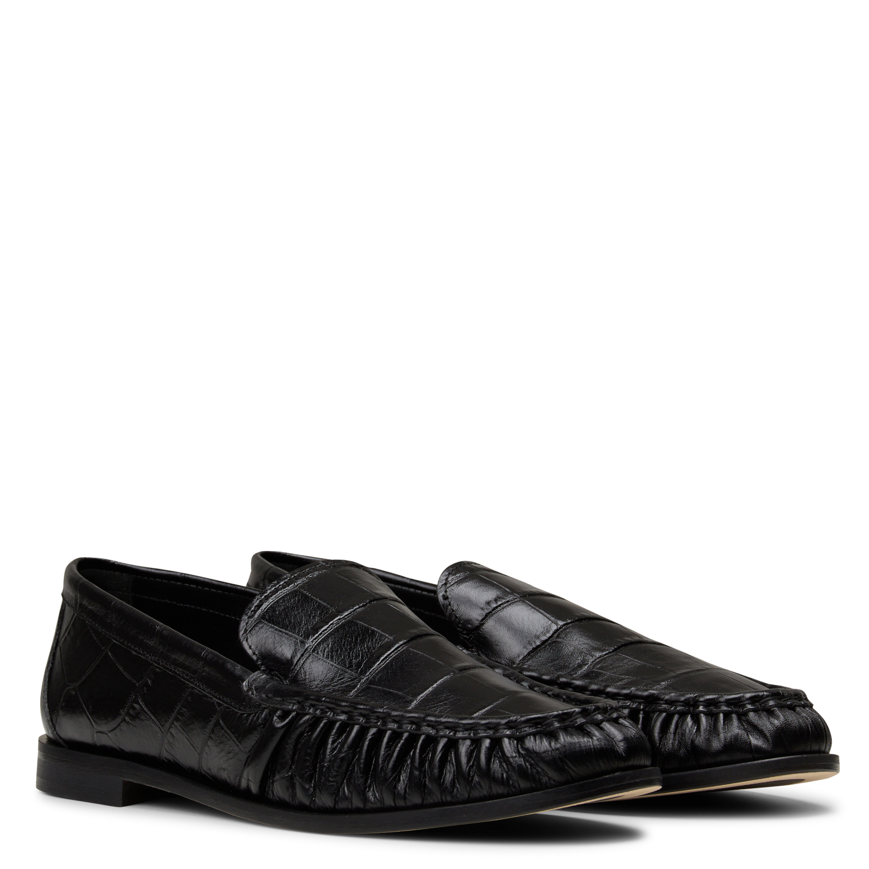 Leren mocassins ODARE Zwart