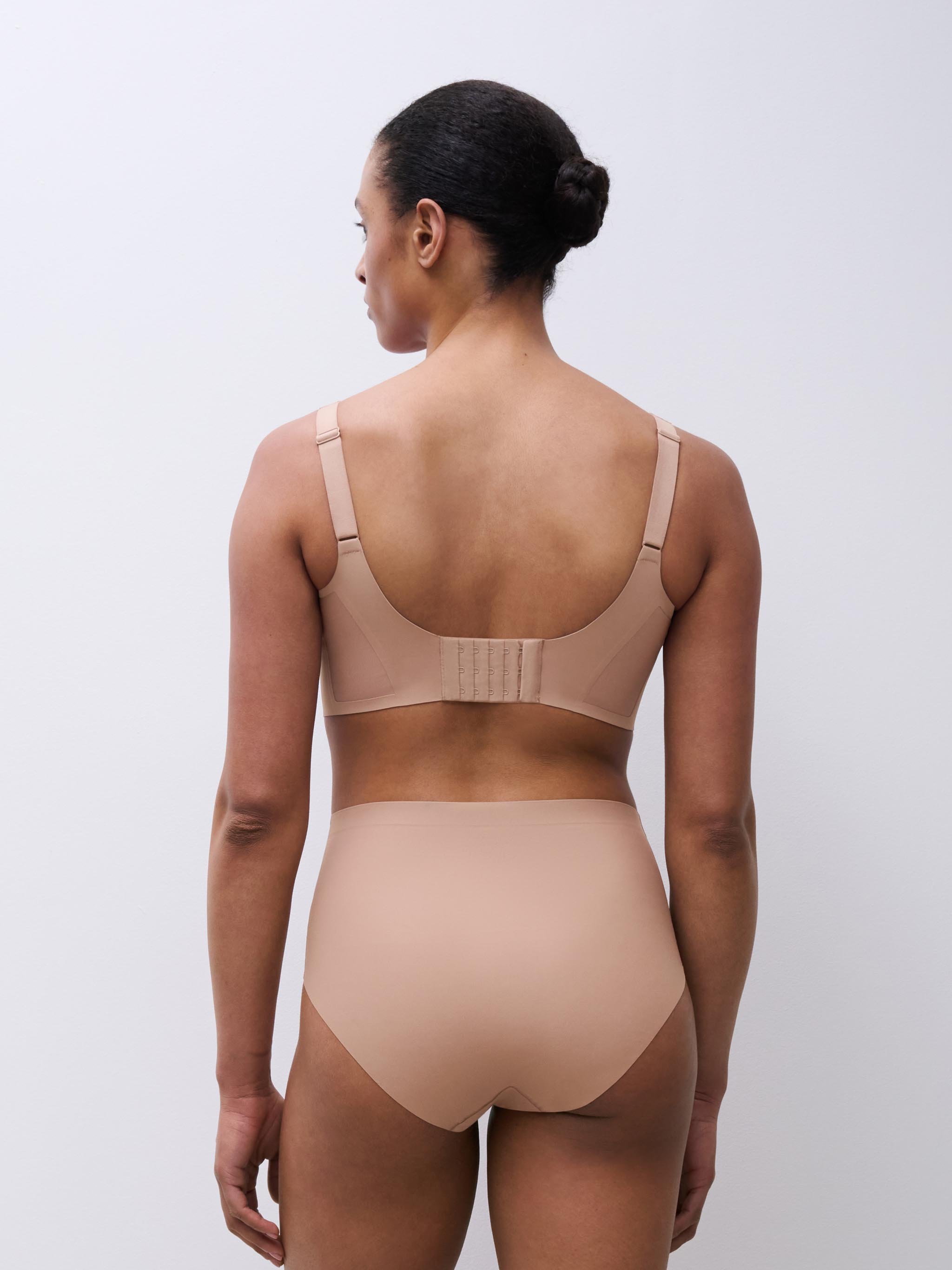 High-waisted panties CHANTELLE Brown