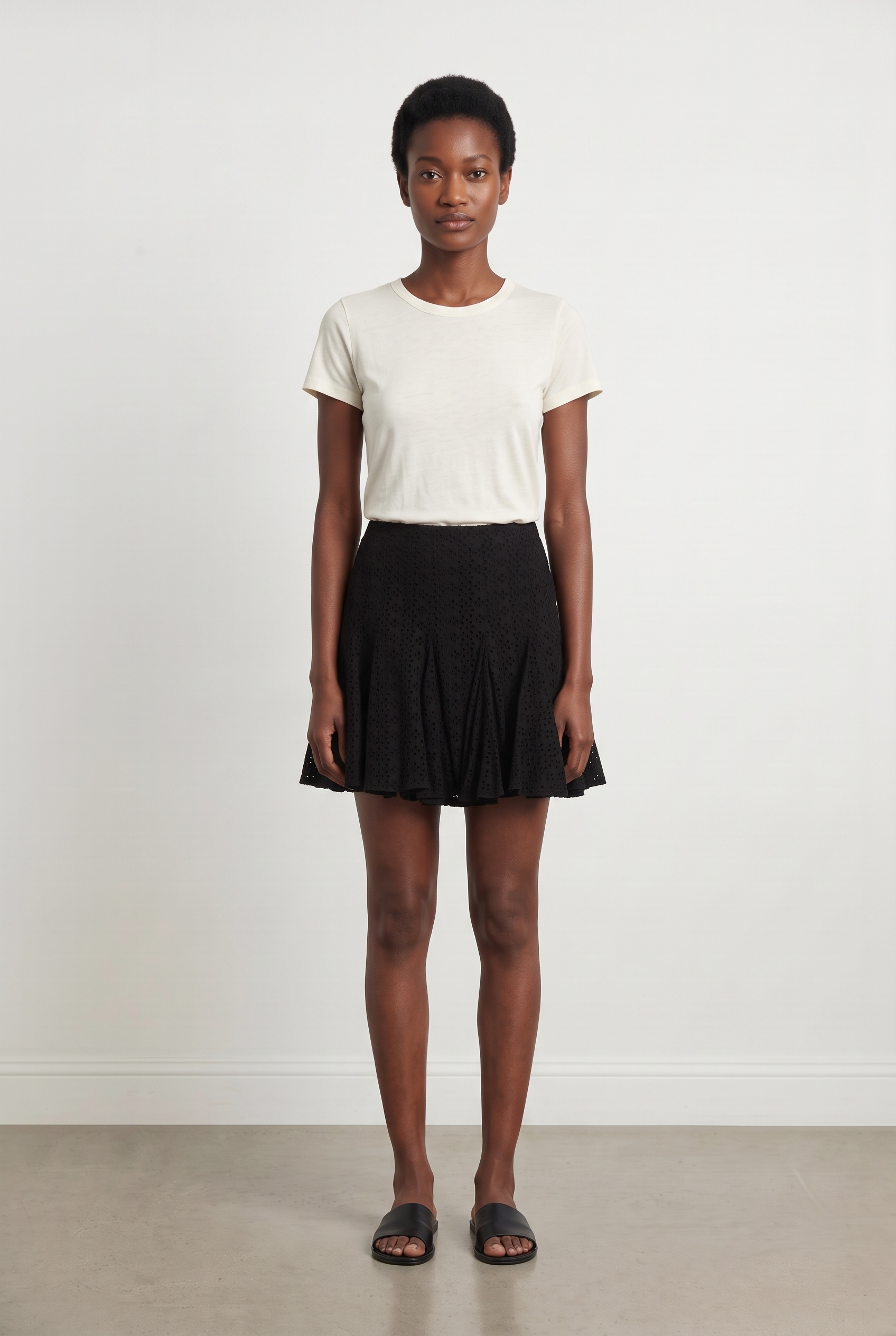 Short & midi skirt PAULE KA - Seconde main Black