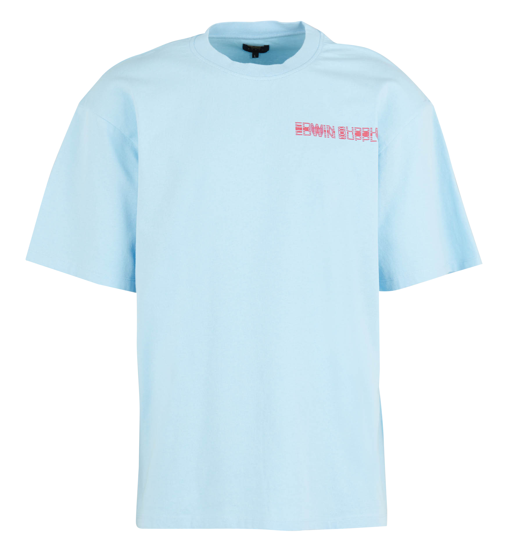 Edwin x Robert Beatty loose-fit round-neck cotton T-shirt with screen print EDWIN Blue