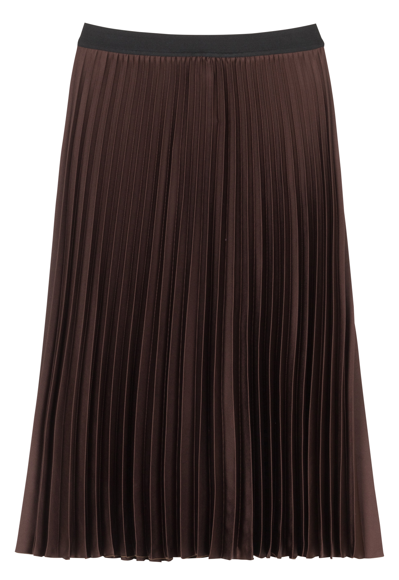 Long pleated skirt PERSONA by Marina Rinaldi Brown
