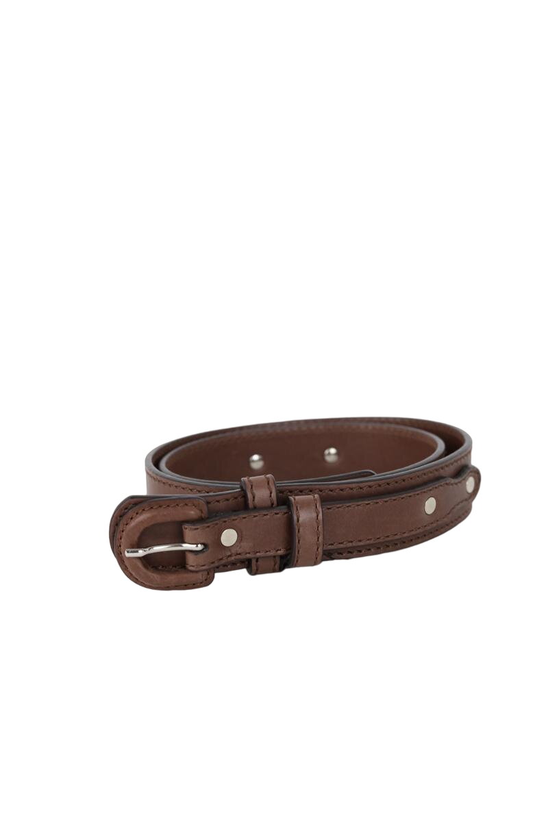 Ceinture En Cuir Marron Daytona - Taille 115 Cm - Neuf Avec étiquettes - Prix D'origine 59€