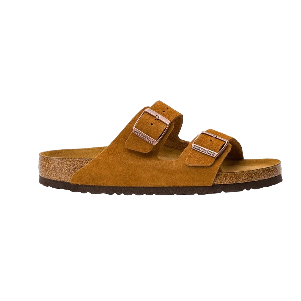 Faux leather sandals BIRKENSTOCK Brown