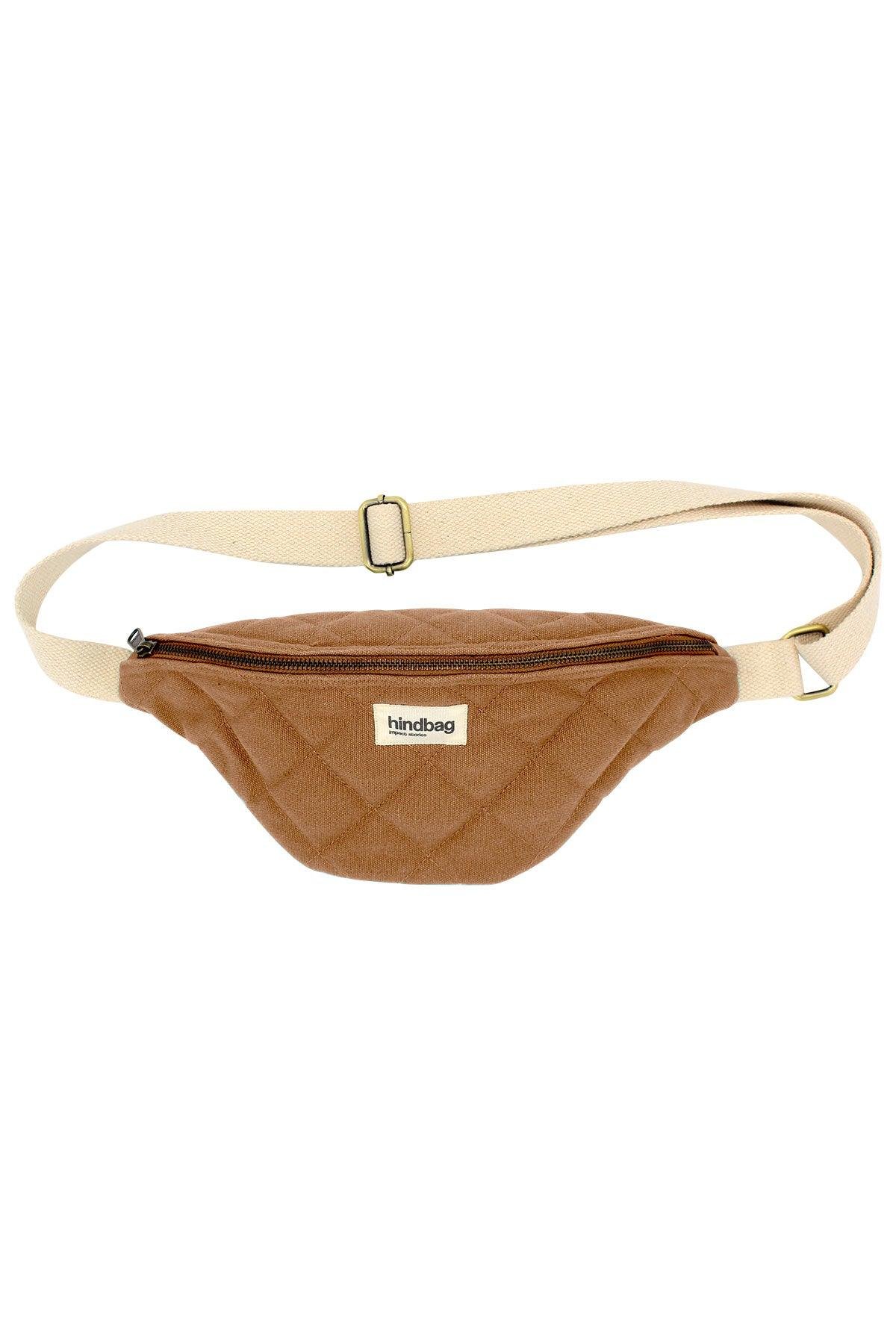 Cotton waist bag HINDBAG Brown