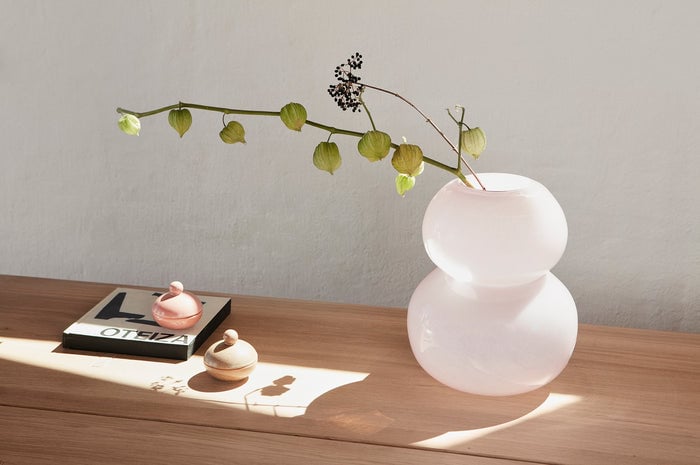 Glass vase OYOY LIVING DESIGN Pink