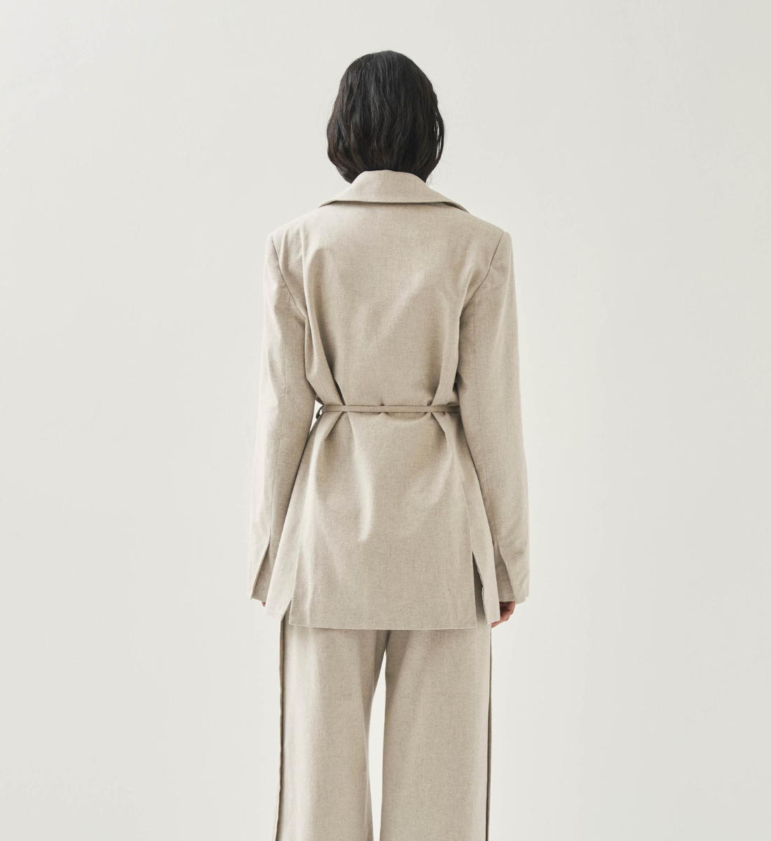 Cotton blazer ALOHAS White