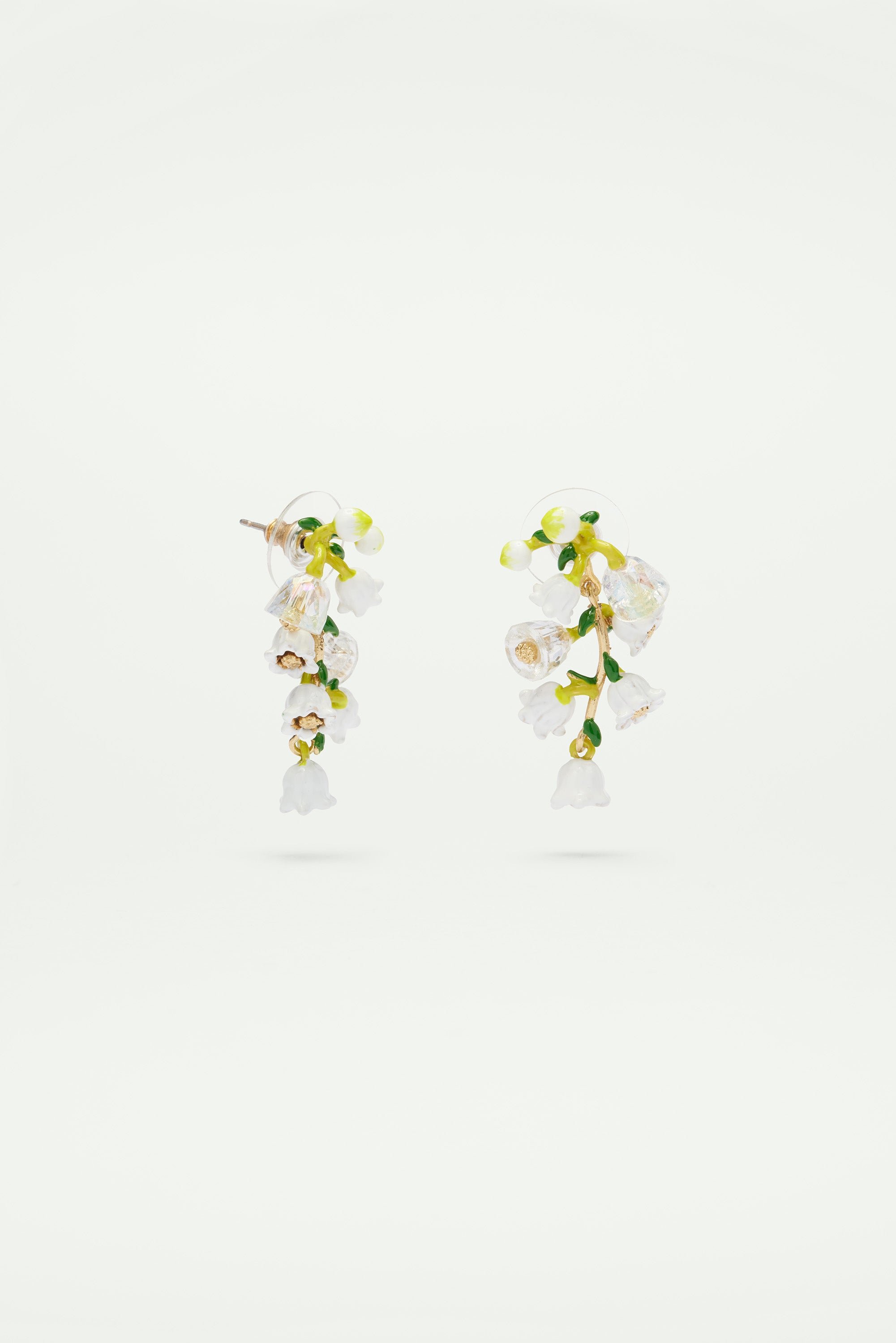 Lily of the valley earrings LES NEREIDES White