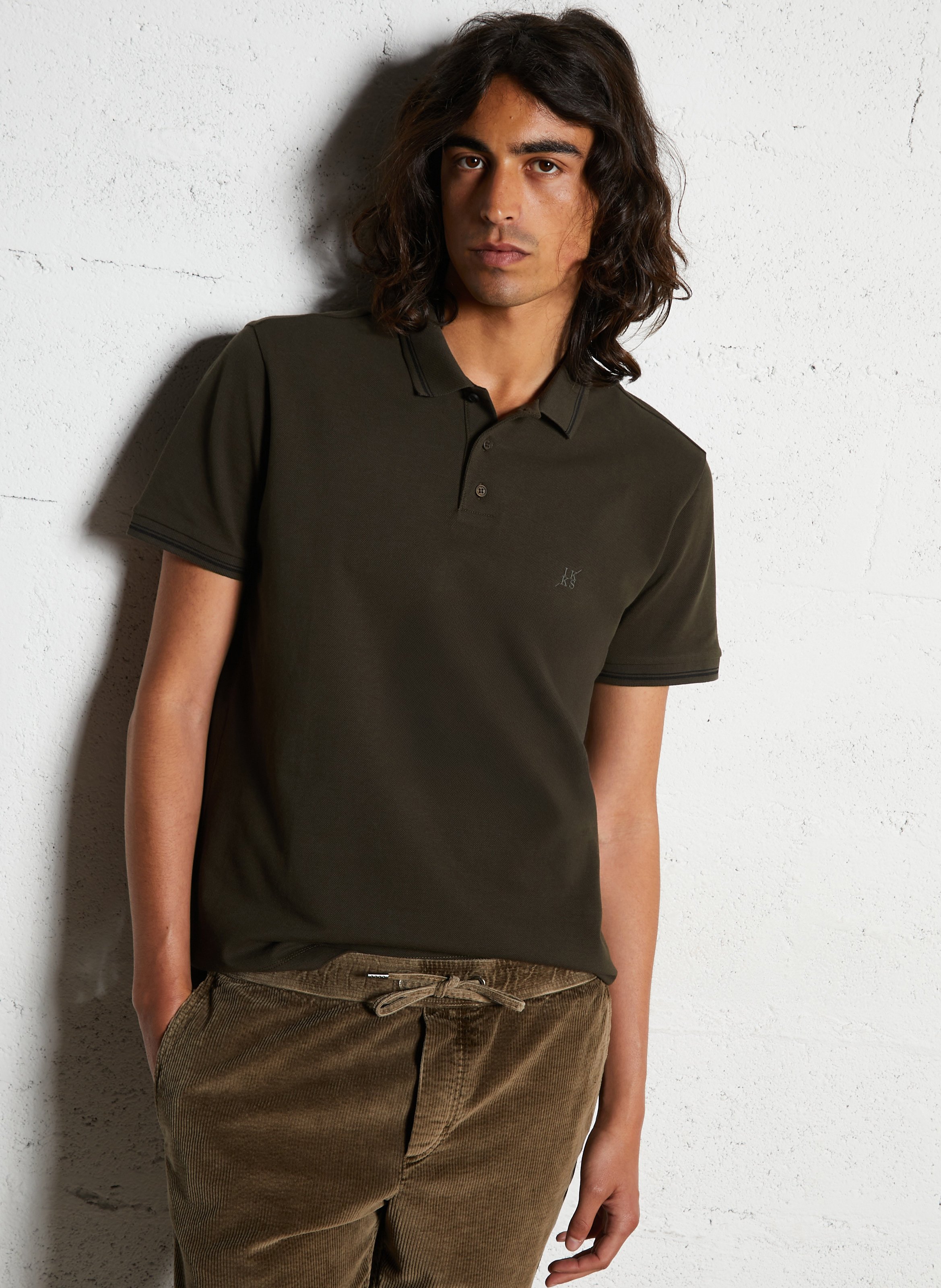 Poloshirt mit kurzen Ärmeln im Regular Fit IKKS