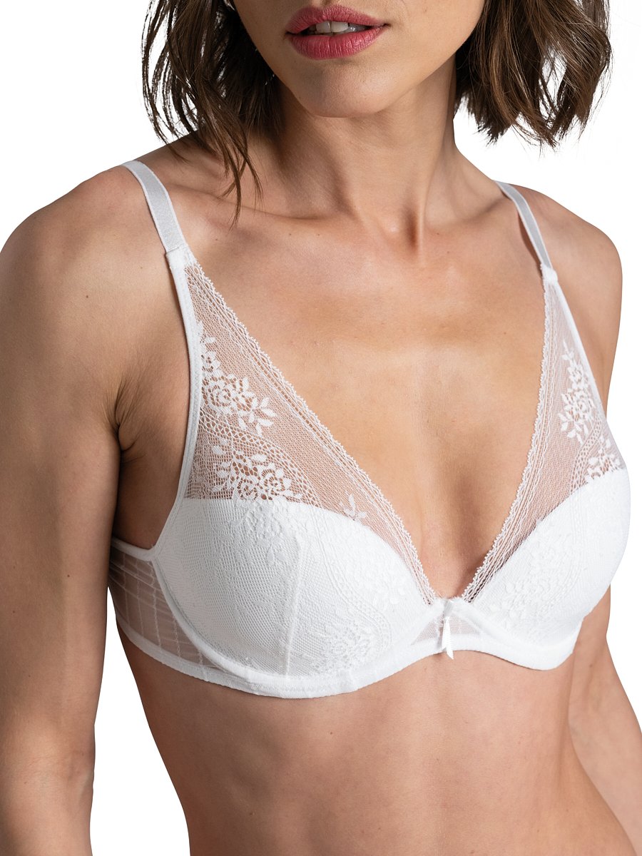Plunge bra PASSIONATA White