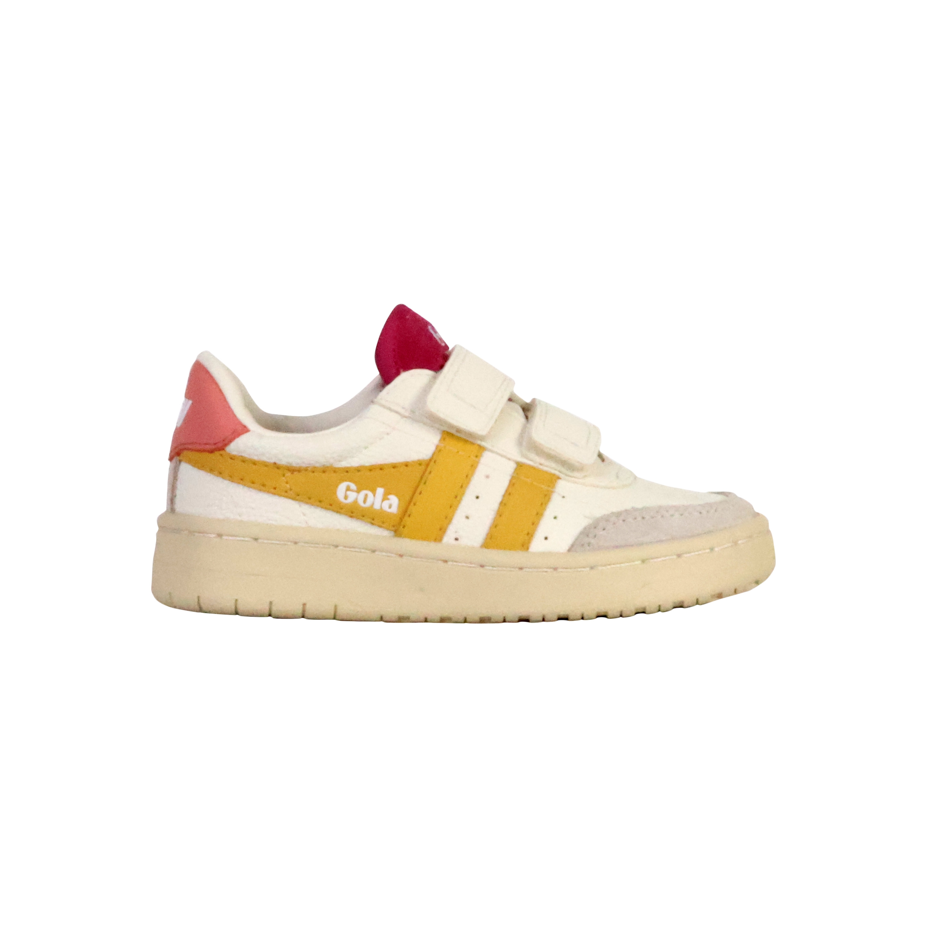 Basket cuir enfant  falcon strap GOLA Blanc