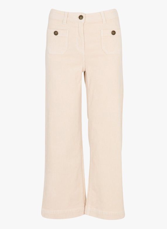 Pantalon droit en velours côtelé | Beige by MAISON 123 Pantalon droit en velours côtelé Beige