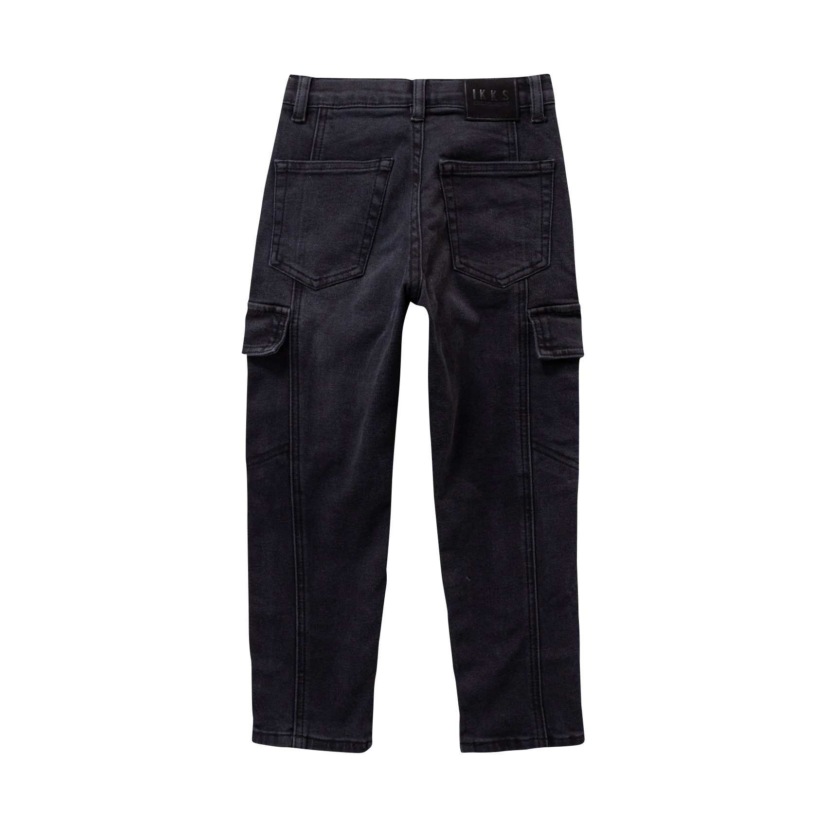 Jean battle en coton mélangé IKKS JUNIOR Gris