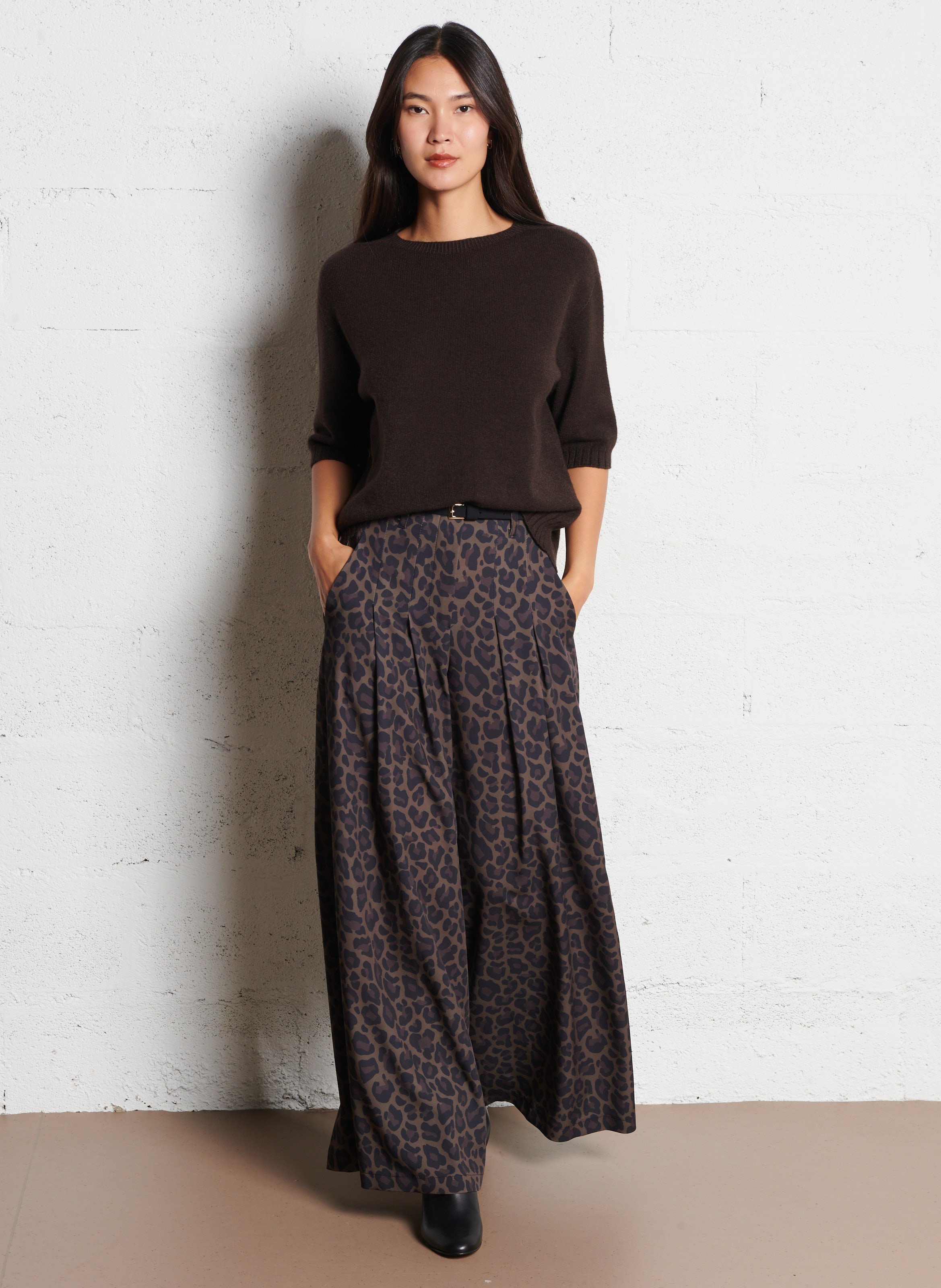 Bottines à talons en cuir ANONYMOUS COPENHAGEN Noir