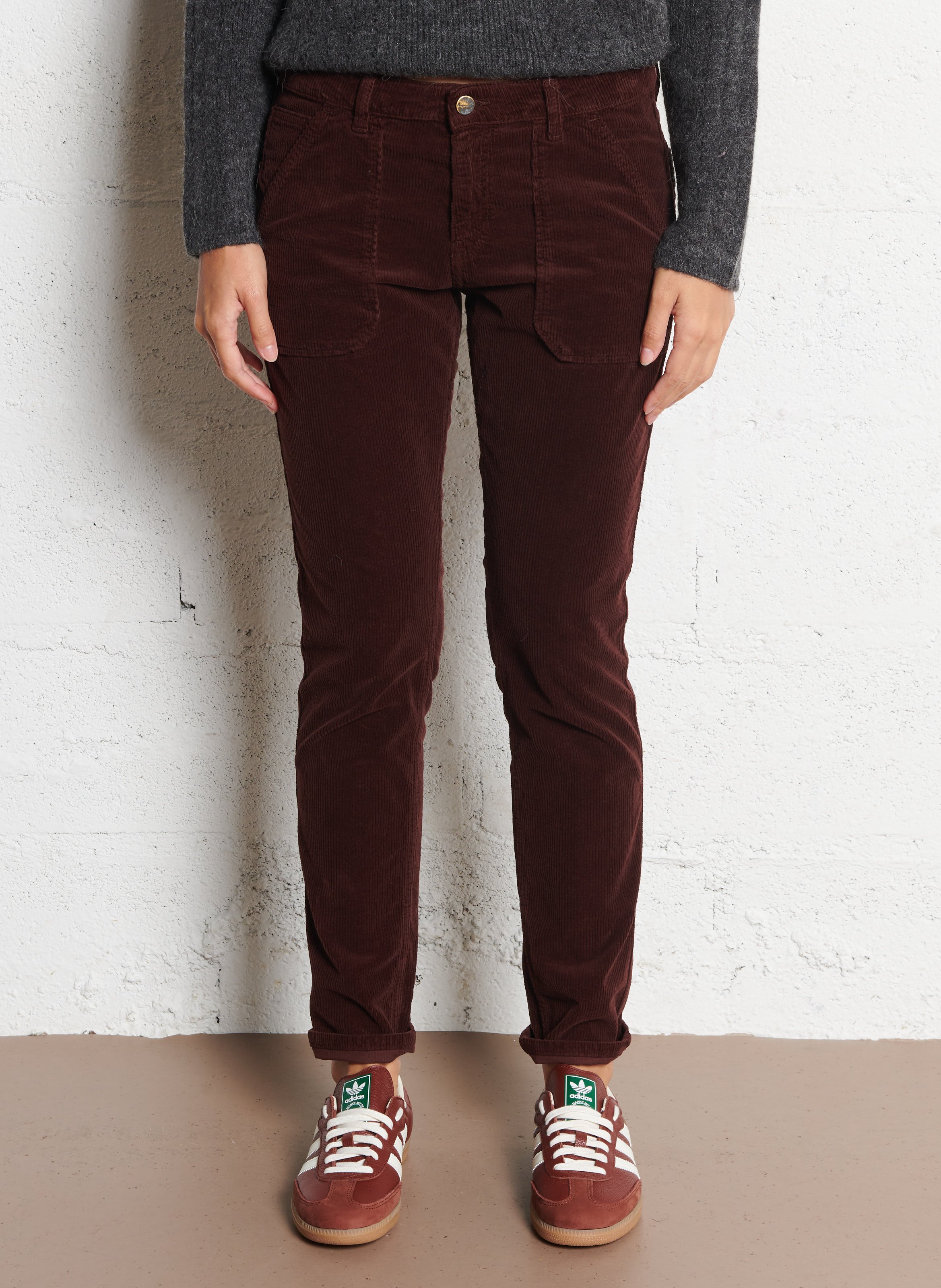 Rechte ribbroek ACQUAVERDE