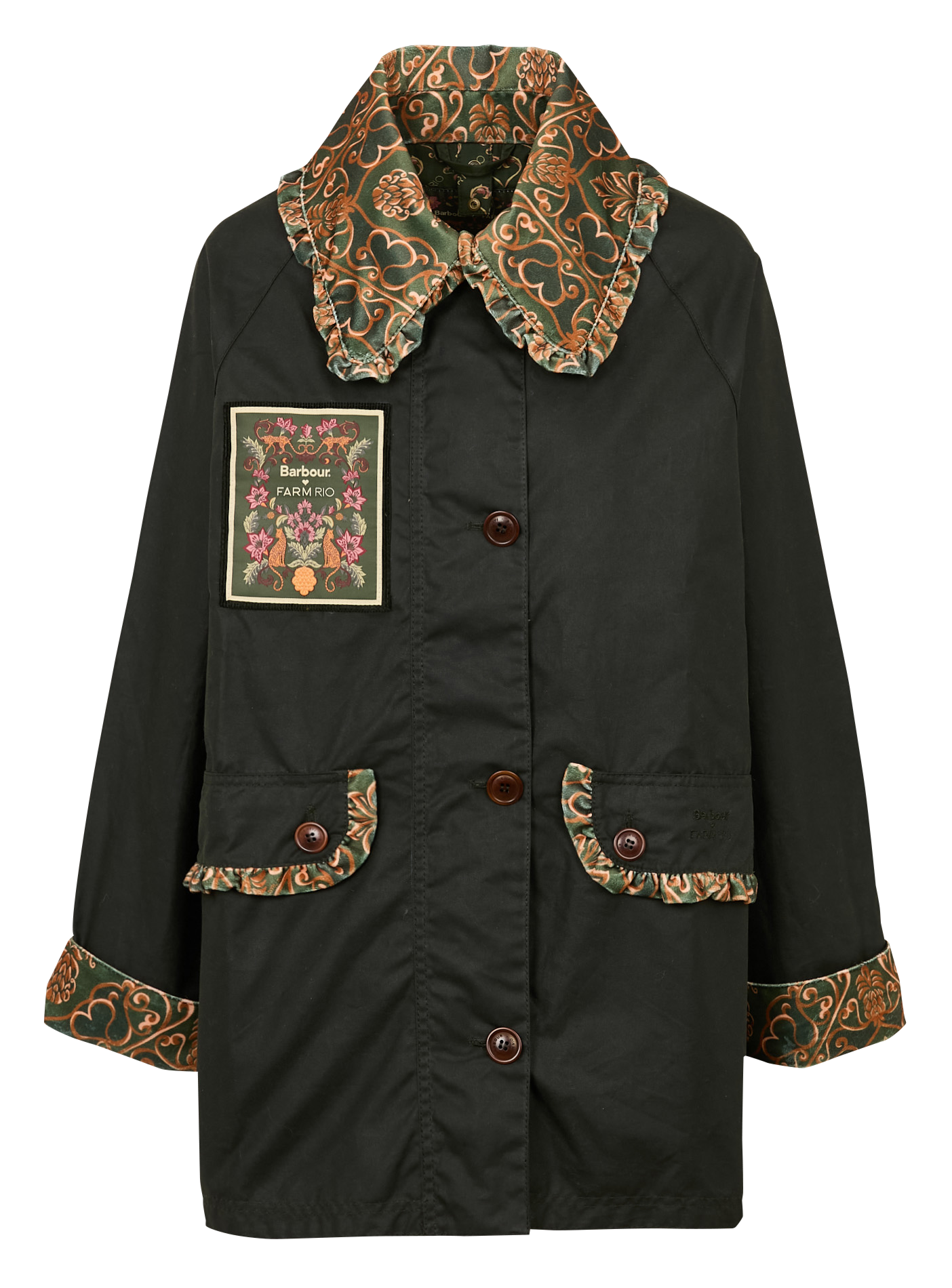 Veste en coton BARBOUR Kaki