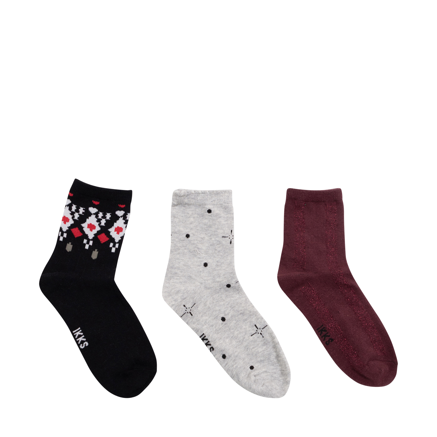 Lot de chaussettes imprimées en coton mélangé IKKS JUNIOR